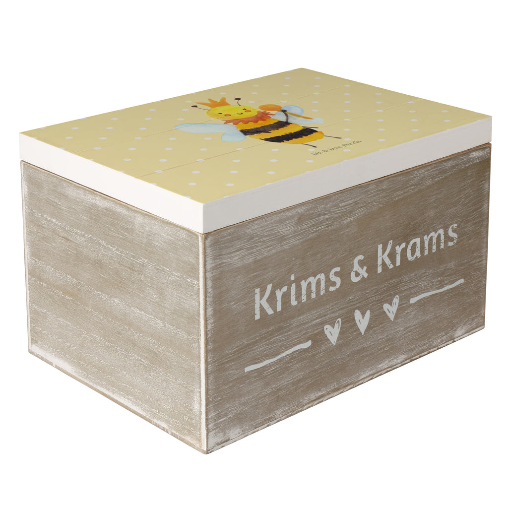 Holzkiste Biene König Holzkiste, Kiste, Schatzkiste, Truhe, Schatulle, XXL, Erinnerungsbox, Erinnerungskiste, Dekokiste, Aufbewahrungsbox, Biene, Wespe, Hummel