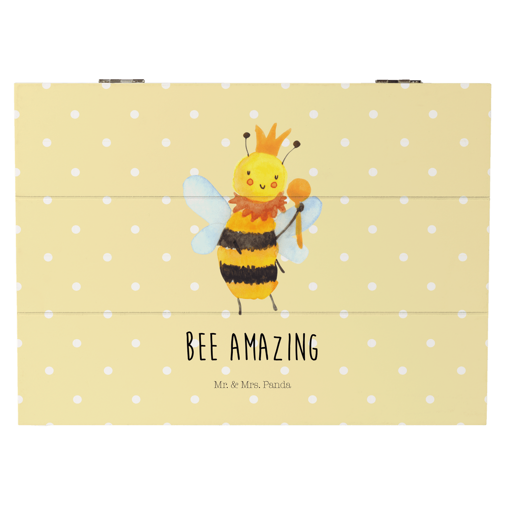 Holzkiste Biene König Holzkiste, Kiste, Schatzkiste, Truhe, Schatulle, XXL, Erinnerungsbox, Erinnerungskiste, Dekokiste, Aufbewahrungsbox, Biene, Wespe, Hummel