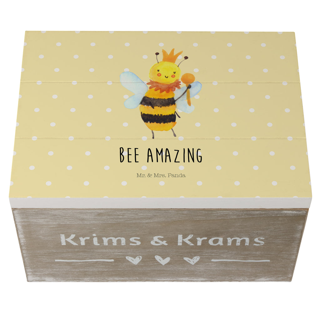 Holzkiste Biene König Holzkiste, Kiste, Schatzkiste, Truhe, Schatulle, XXL, Erinnerungsbox, Erinnerungskiste, Dekokiste, Aufbewahrungsbox, Biene, Wespe, Hummel