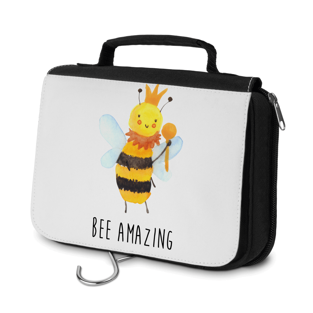Kulturbeutel Biene König Kulturbeutel, Zum Aufhängen, Waschtasche, Kosmetiktasche, Damen, Herren, Aufbewahrungstasche, Schminktasche, Kosmetikbeutel, Organizer, Kulturtasche, Schminkutensil, Biene, Wespe, Hummel