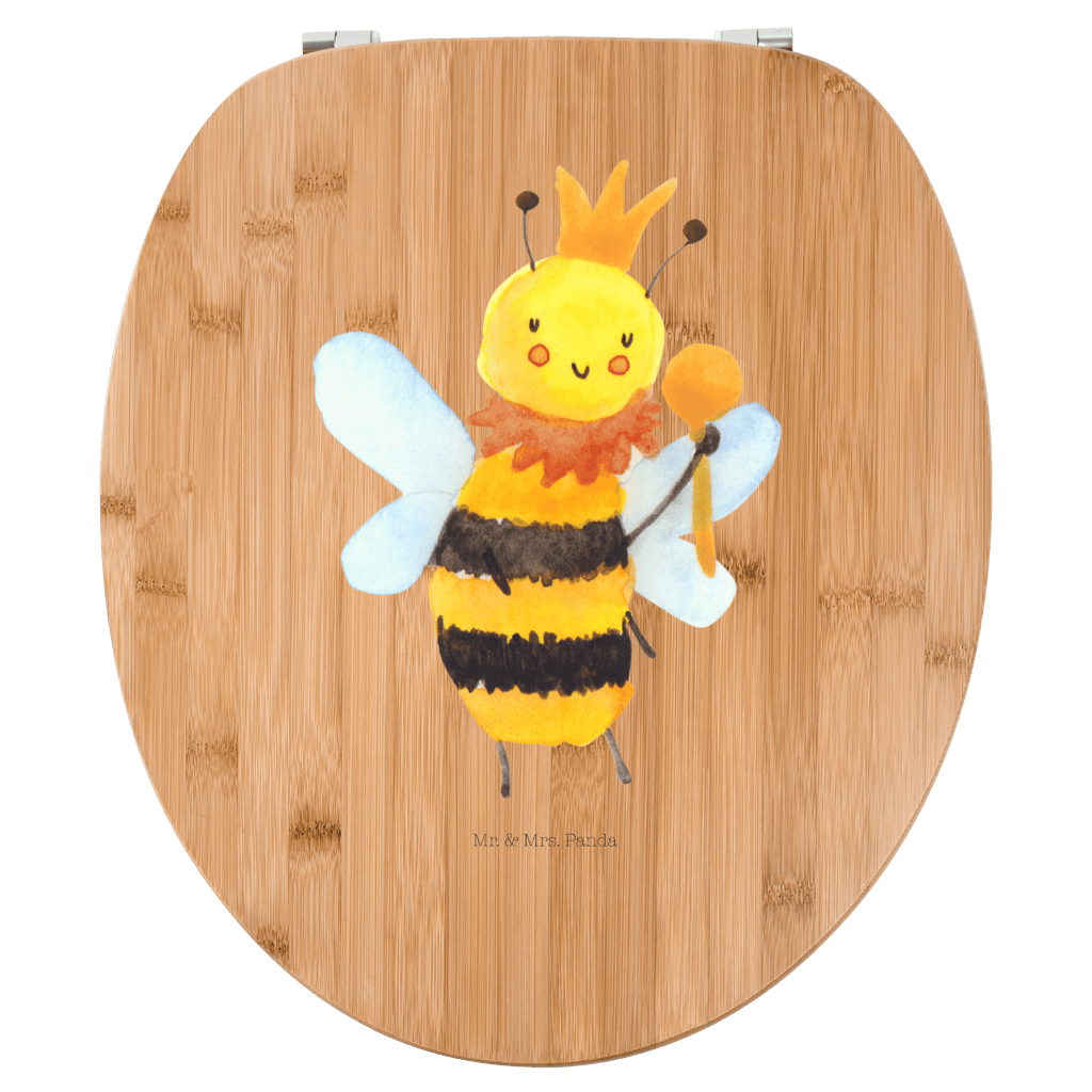 Motiv WC Sitz Biene König Klobrille, Klodeckel, Toilettendeckel, WC-Sitz, Toilette, Biene, Wespe, Hummel