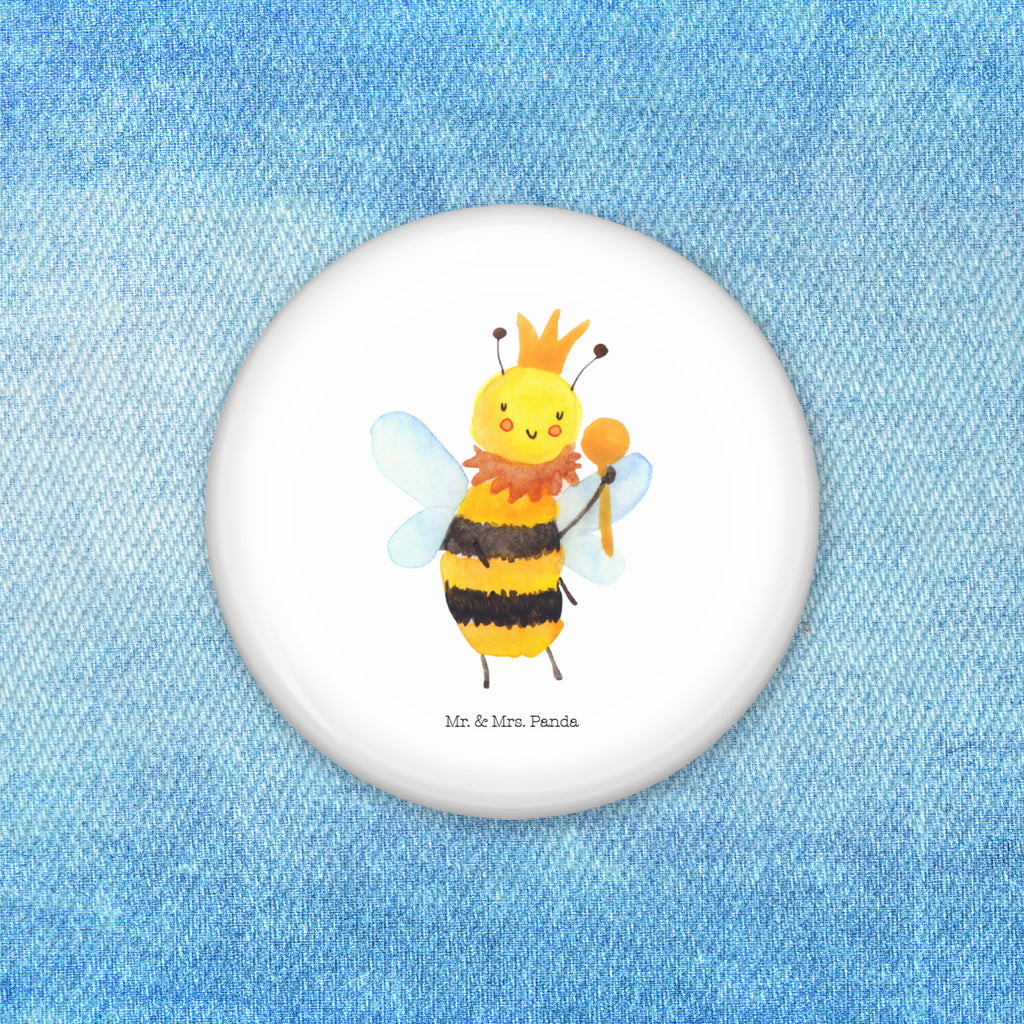 50mm Button Biene König 50mm Button, Button, Pin, Anstecknadel, Biene, Wespe, Hummel