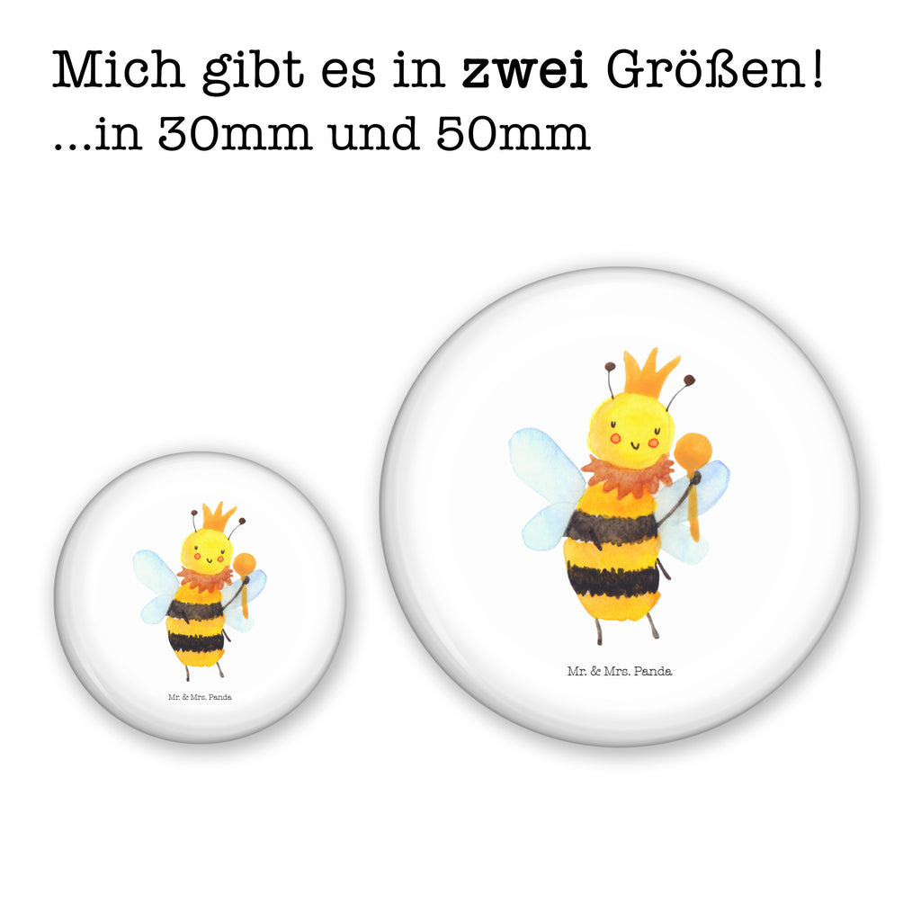 50mm Button Biene König 50mm Button, Button, Pin, Anstecknadel, Biene, Wespe, Hummel