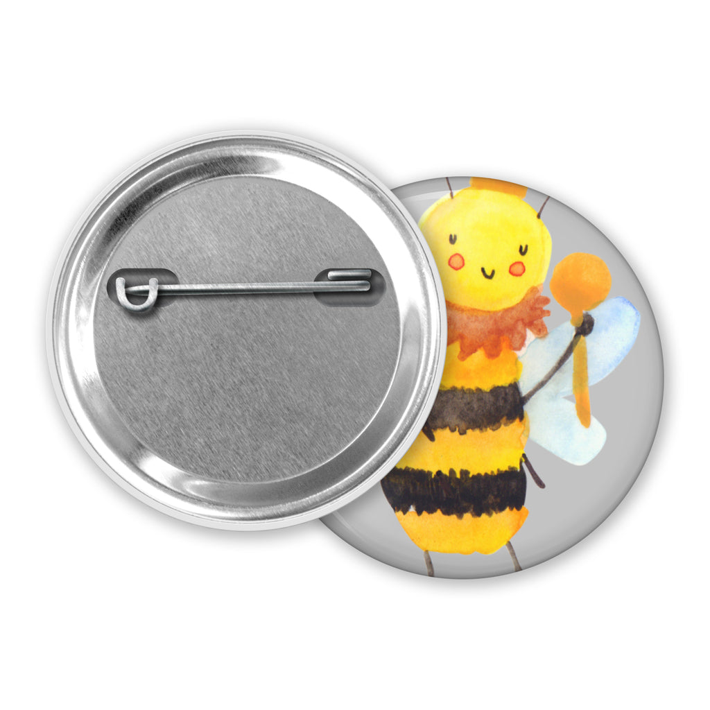 50mm Button Biene König 50mm Button, Button, Pin, Anstecknadel, Biene, Wespe, Hummel