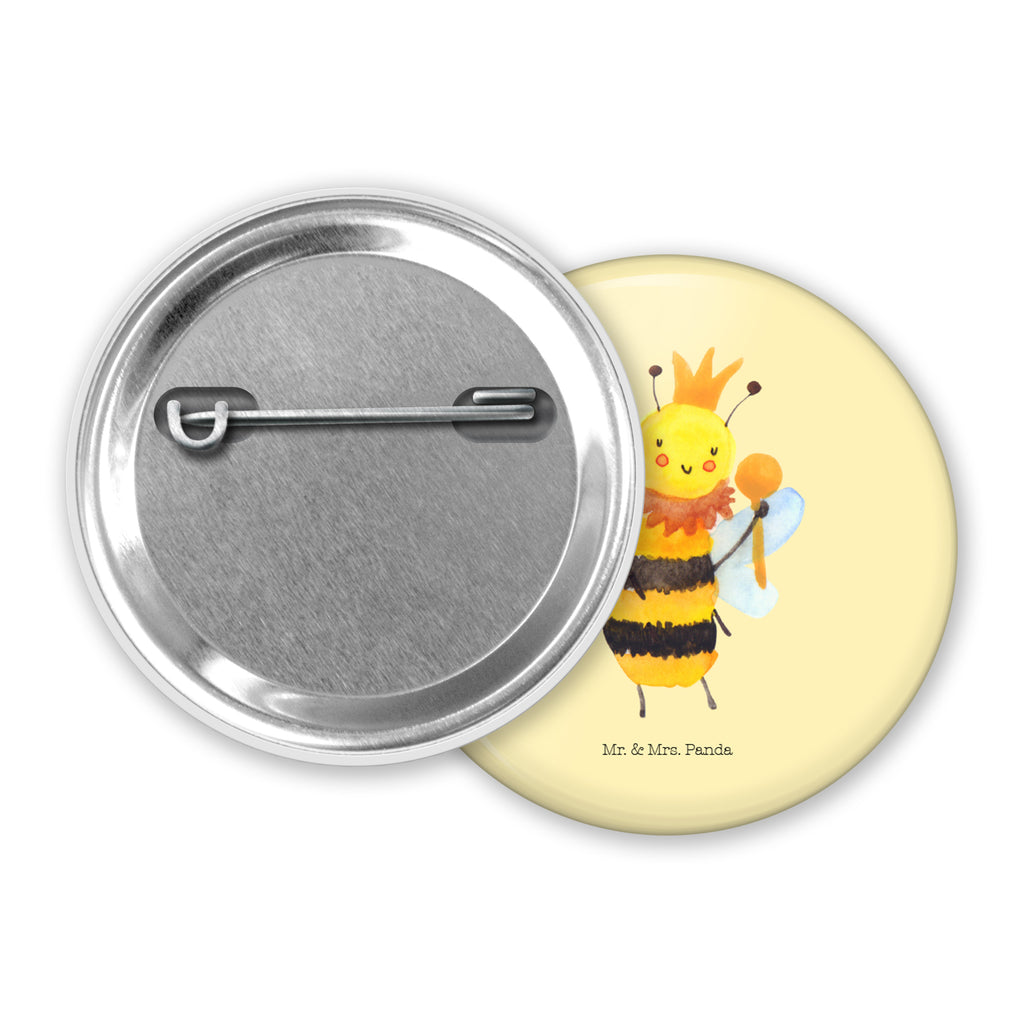 50mm Button Biene König 50mm Button, Button, Pin, Anstecknadel, Biene, Wespe, Hummel