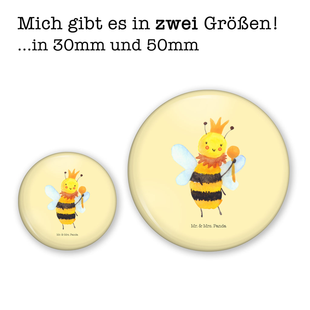 50mm Button Biene König 50mm Button, Button, Pin, Anstecknadel, Biene, Wespe, Hummel