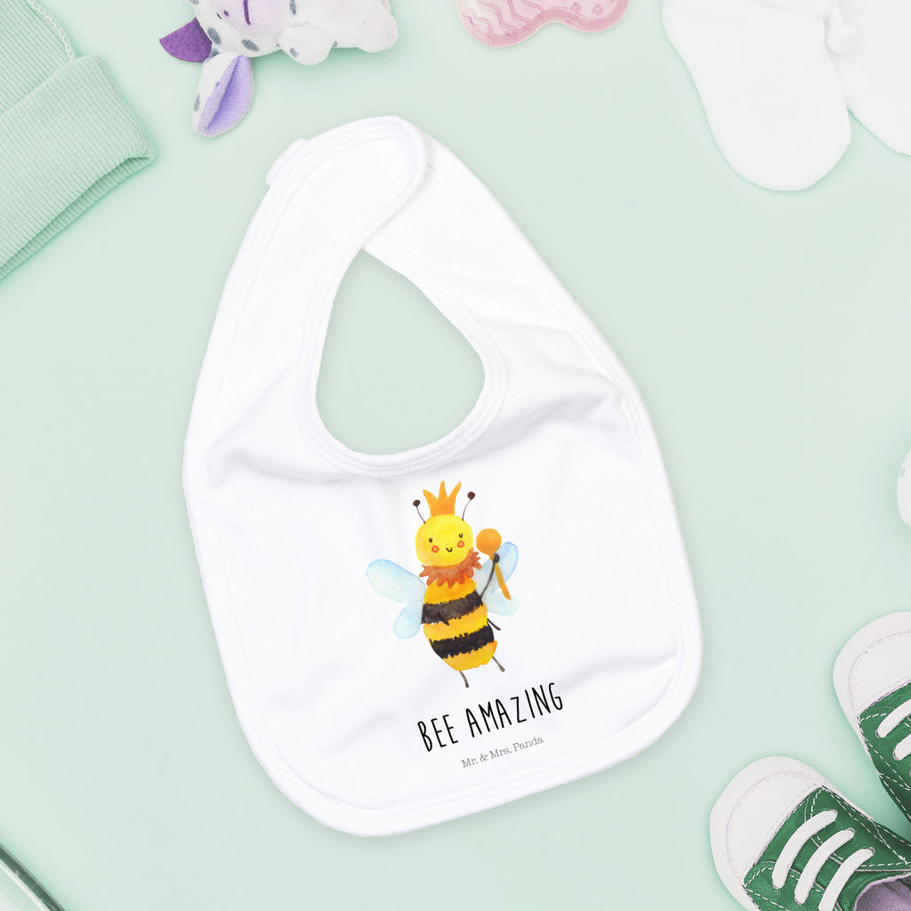Organic Babylätzchen Biene König Baby, Lätzchen, Spucktuch, Sabberlätzchen, Klettlätzchen, Babygeschenk, Baby Lätzchen, Geschenk für Geburt, Geschenk zur Geburt, Baby Spucktuch, Babyausstattung, Geschenkidee für Babyparty, Biene, Wespe, Hummel
