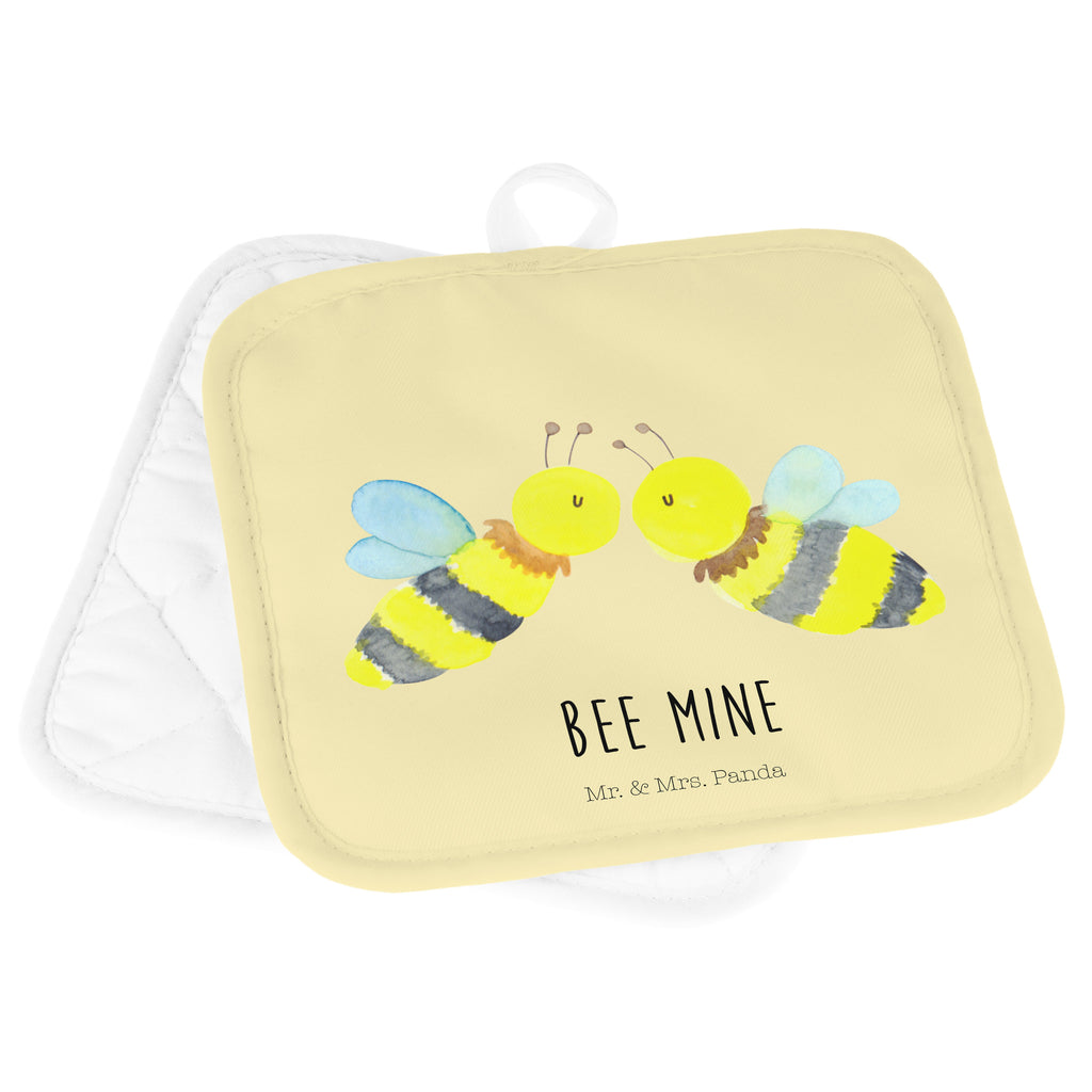 2er Set Topflappen  Biene Liebe Topflappen, Topfuntersetzer, Ofenhandschuh, Topflappen Set, Topflappen lustig, Topflappen mit Spruch, Biene, Wespe, Hummel