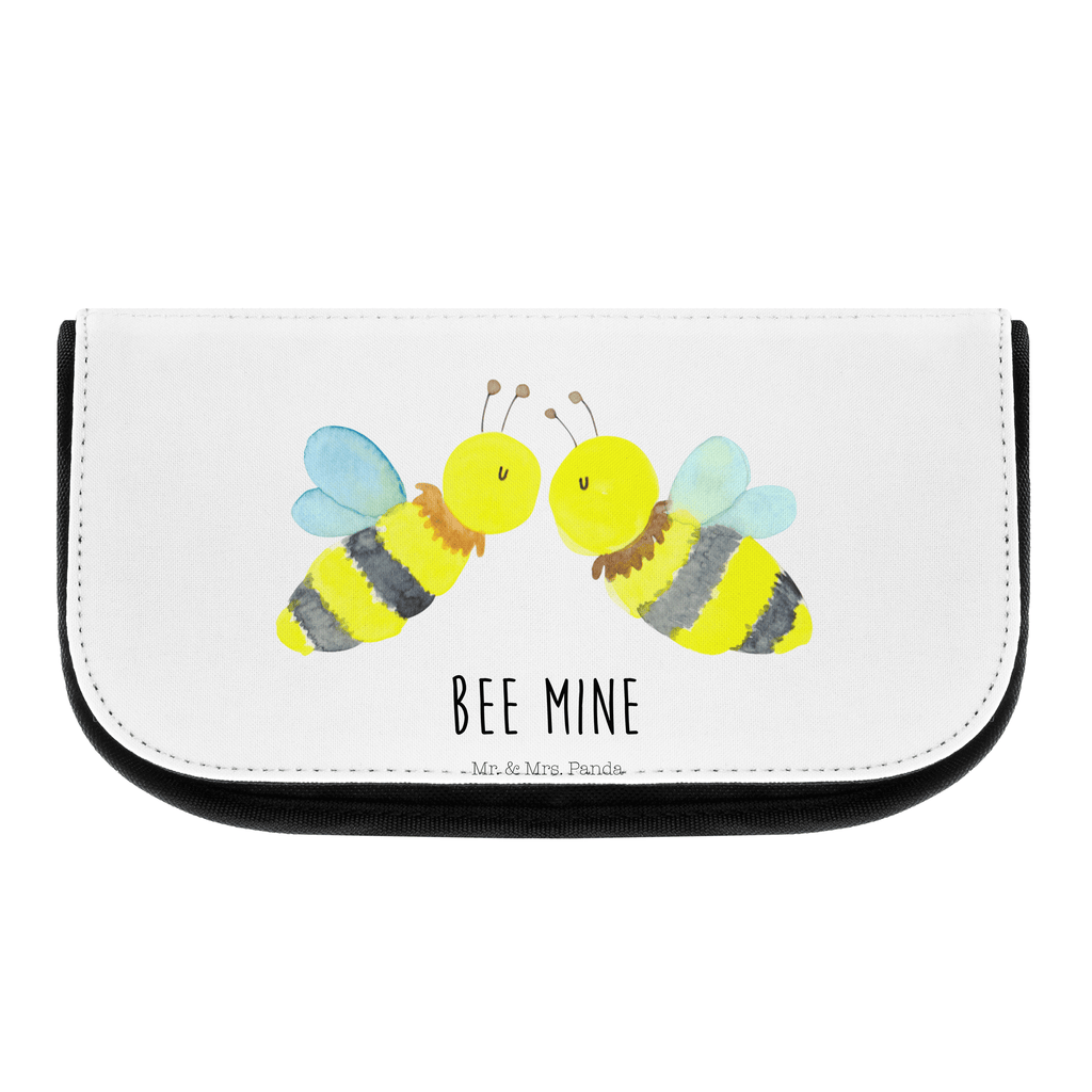 Kosmetiktasche Biene Liebe Kosmetikbeutel, Kulturtasche, Kulturbeutel, Schminktasche, Make-Up Tasche, Biene, Wespe, Hummel