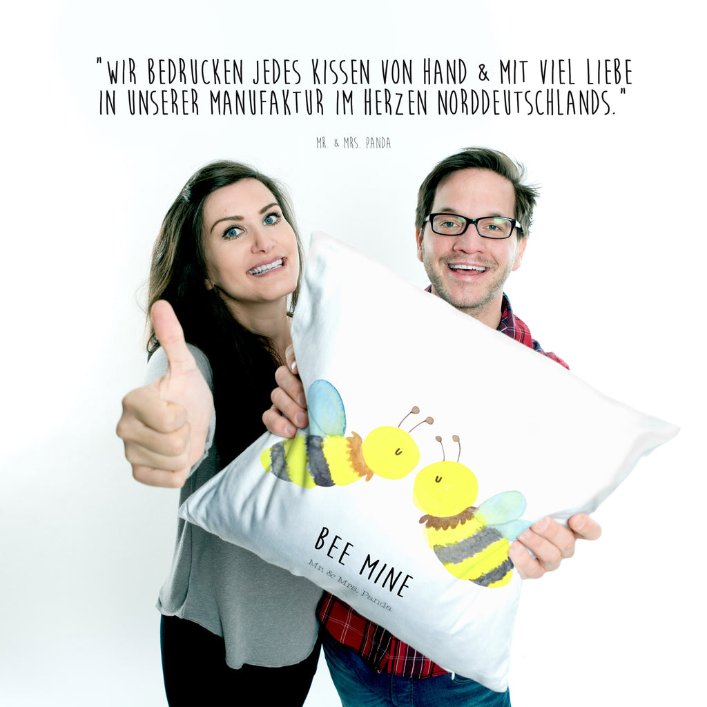 40x40 Kissen Biene Liebe Kissenhülle, Kopfkissen, Sofakissen, Dekokissen, Motivkissen, Biene, Wespe, Hummel