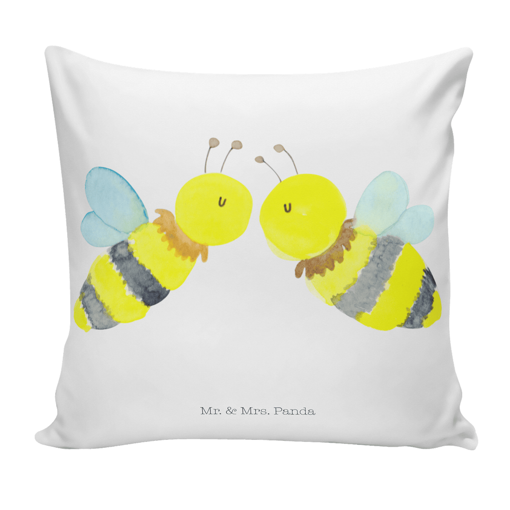 40x40 Kissen Biene Liebe Kissenhülle, Kopfkissen, Sofakissen, Dekokissen, Motivkissen, Biene, Wespe, Hummel