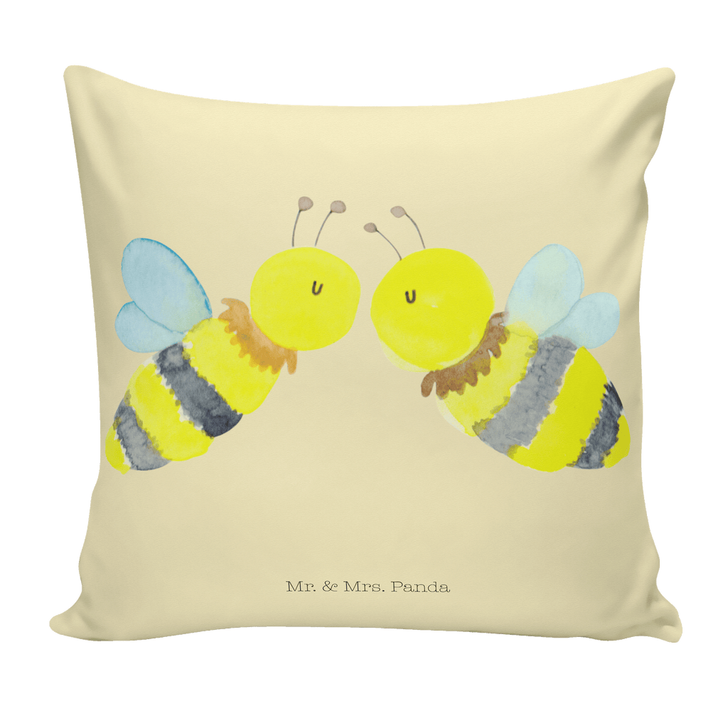 40x40 Kissen Biene Liebe Kissenhülle, Kopfkissen, Sofakissen, Dekokissen, Motivkissen, Biene, Wespe, Hummel