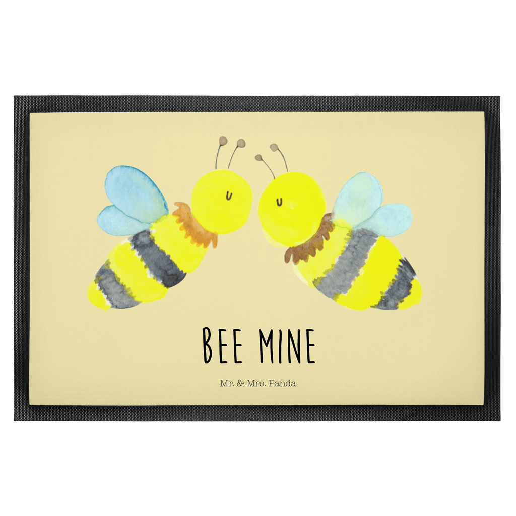 Fußmatte Biene Liebe  Türvorleger, Schmutzmatte, Fußabtreter, Matte, Schmutzfänger, Fußabstreifer, Schmutzfangmatte, Türmatte, Motivfußmatte,  Haustürmatte, Vorleger  Biene, Wespe, Hummel