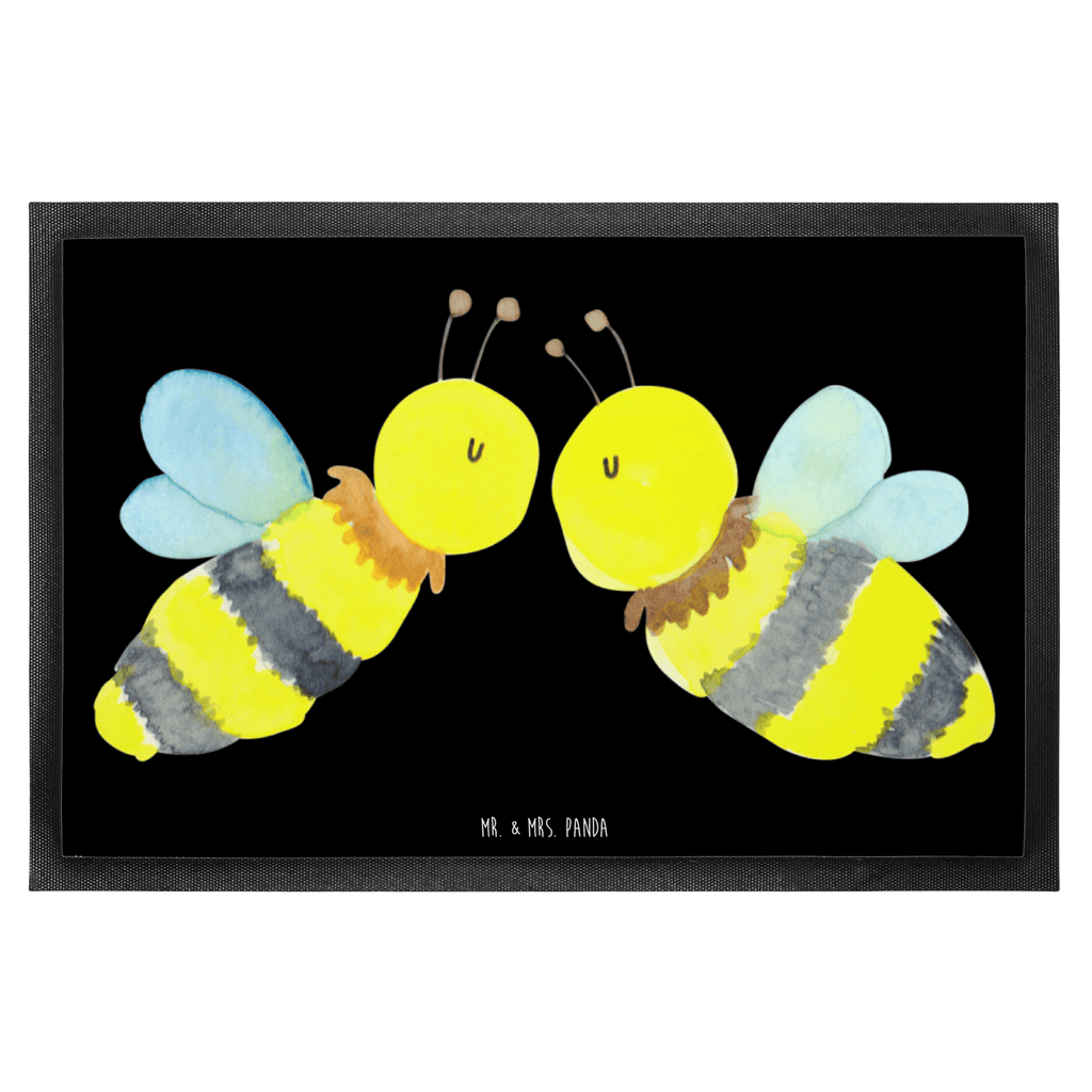 Fußmatte Biene Liebe  Türvorleger, Schmutzmatte, Fußabtreter, Matte, Schmutzfänger, Fußabstreifer, Schmutzfangmatte, Türmatte, Motivfußmatte,  Haustürmatte, Vorleger  Biene, Wespe, Hummel