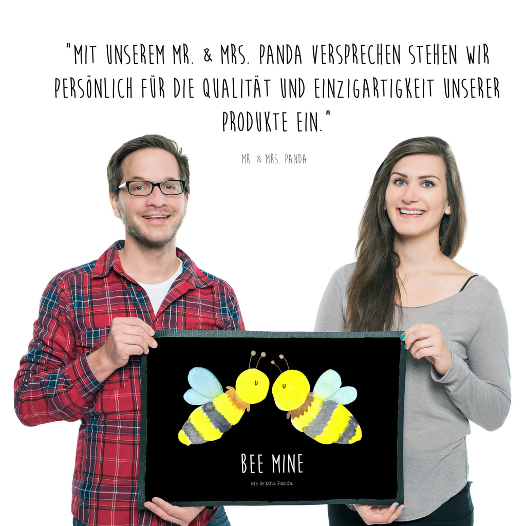 Fußmatte Biene Liebe  Türvorleger, Schmutzmatte, Fußabtreter, Matte, Schmutzfänger, Fußabstreifer, Schmutzfangmatte, Türmatte, Motivfußmatte,  Haustürmatte, Vorleger  Biene, Wespe, Hummel