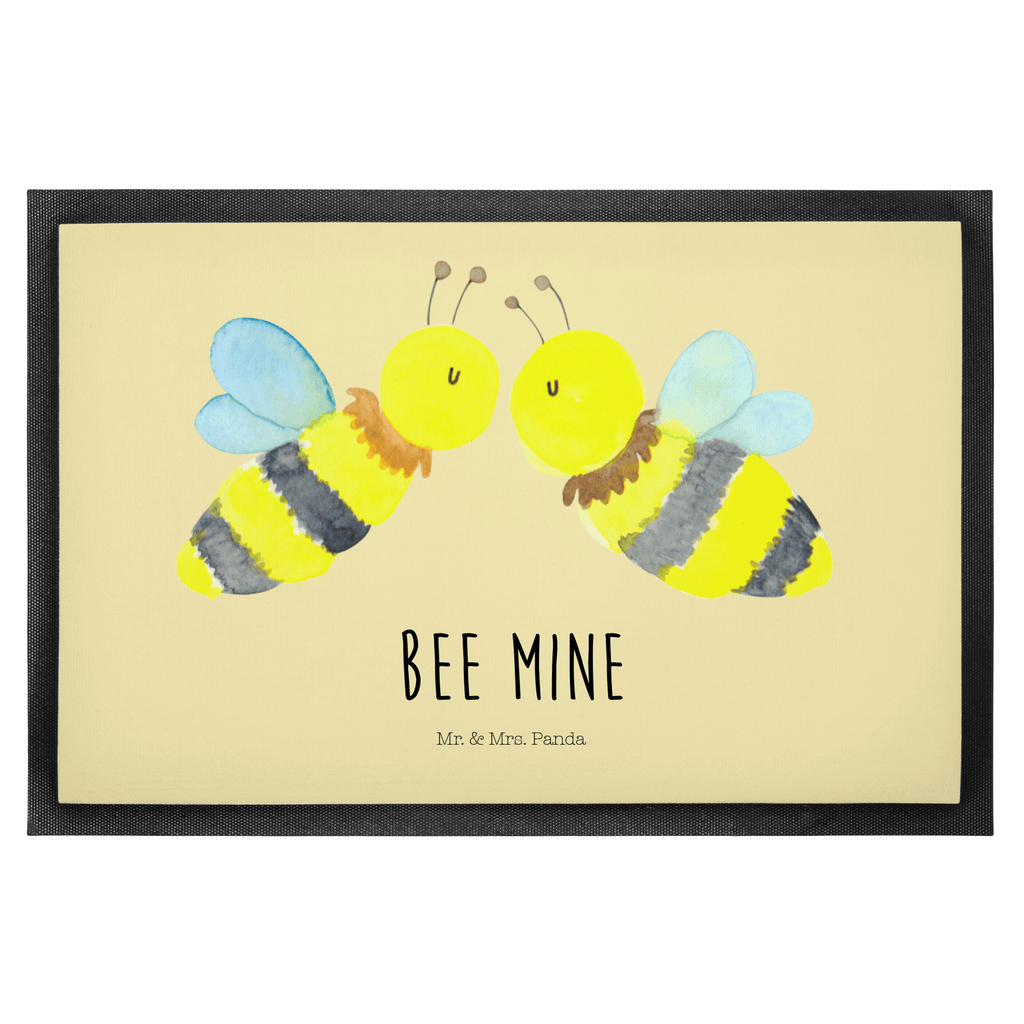 Fußmatte Biene Liebe  Türvorleger, Schmutzmatte, Fußabtreter, Matte, Schmutzfänger, Fußabstreifer, Schmutzfangmatte, Türmatte, Motivfußmatte,  Haustürmatte, Vorleger  Biene, Wespe, Hummel