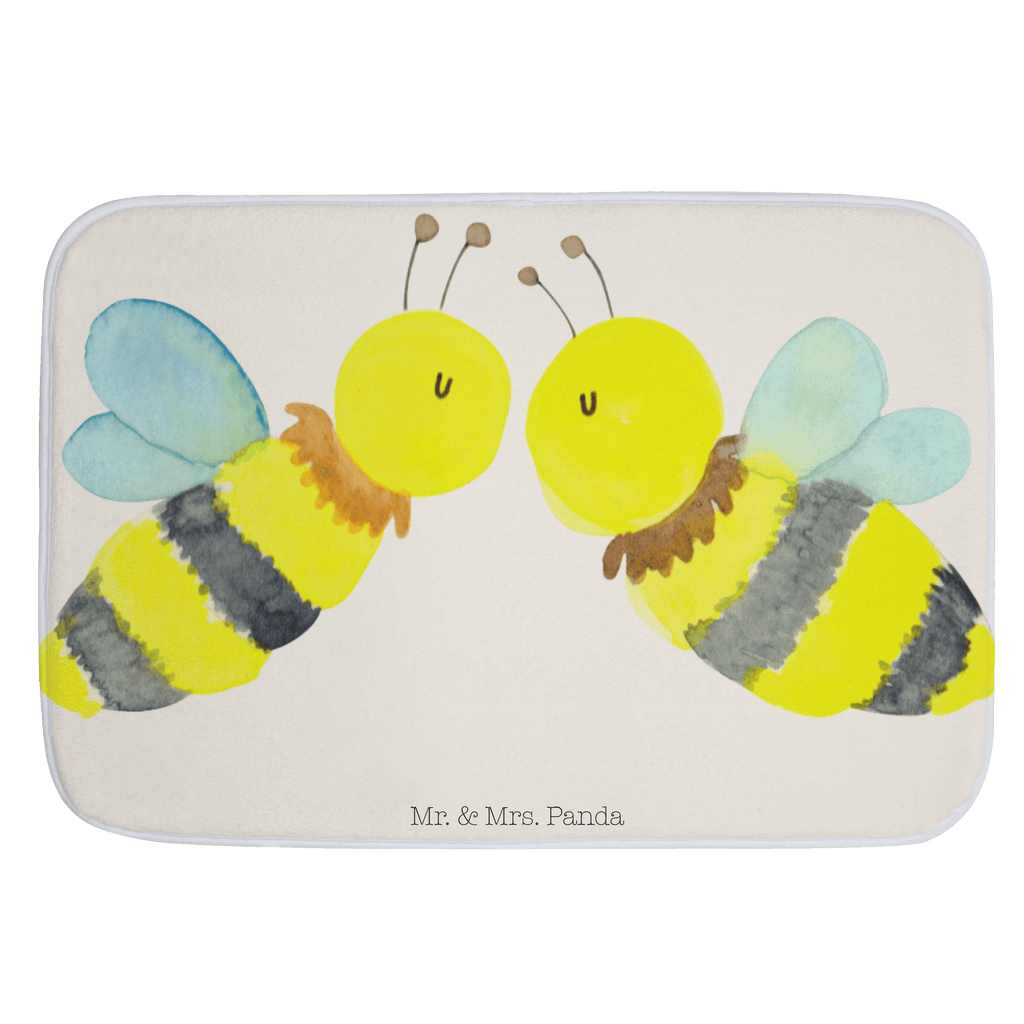 Badvorleger Biene Liebe Badematte, Badteppich, Duschvorleger, Badezimmerteppich, Badezimmermatte, Badvorleger, Duschmatte, Duschteppich, Biene, Wespe, Hummel