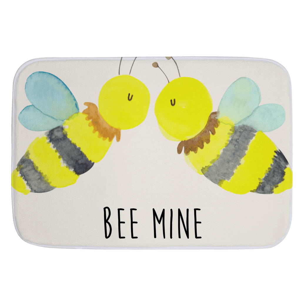 Badvorleger Biene Liebe Badematte, Badteppich, Duschvorleger, Badezimmerteppich, Badezimmermatte, Badvorleger, Duschmatte, Duschteppich, Biene, Wespe, Hummel