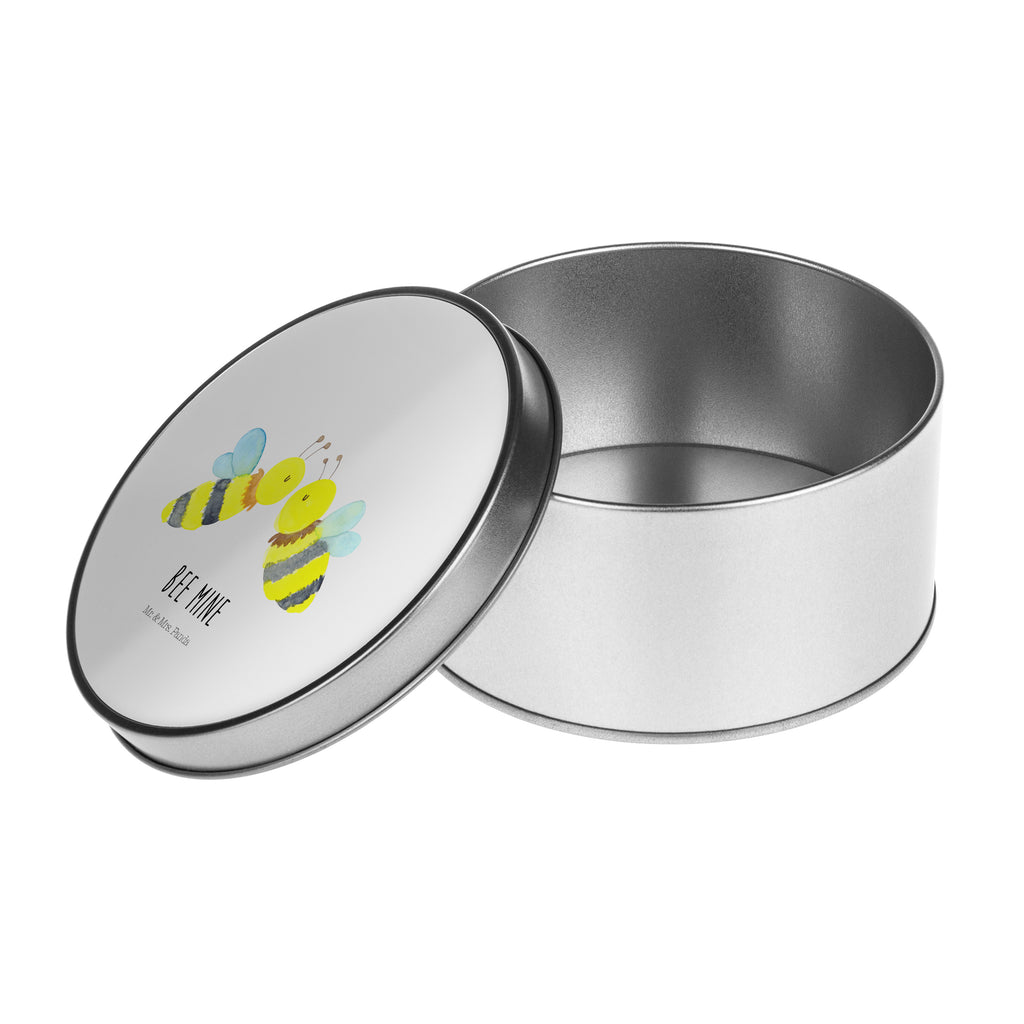Blechdose rund Biene Liebe Metalldose, Keksdose, Dose, Vorratsdose, Geschenkbox, Biene, Wespe, Hummel