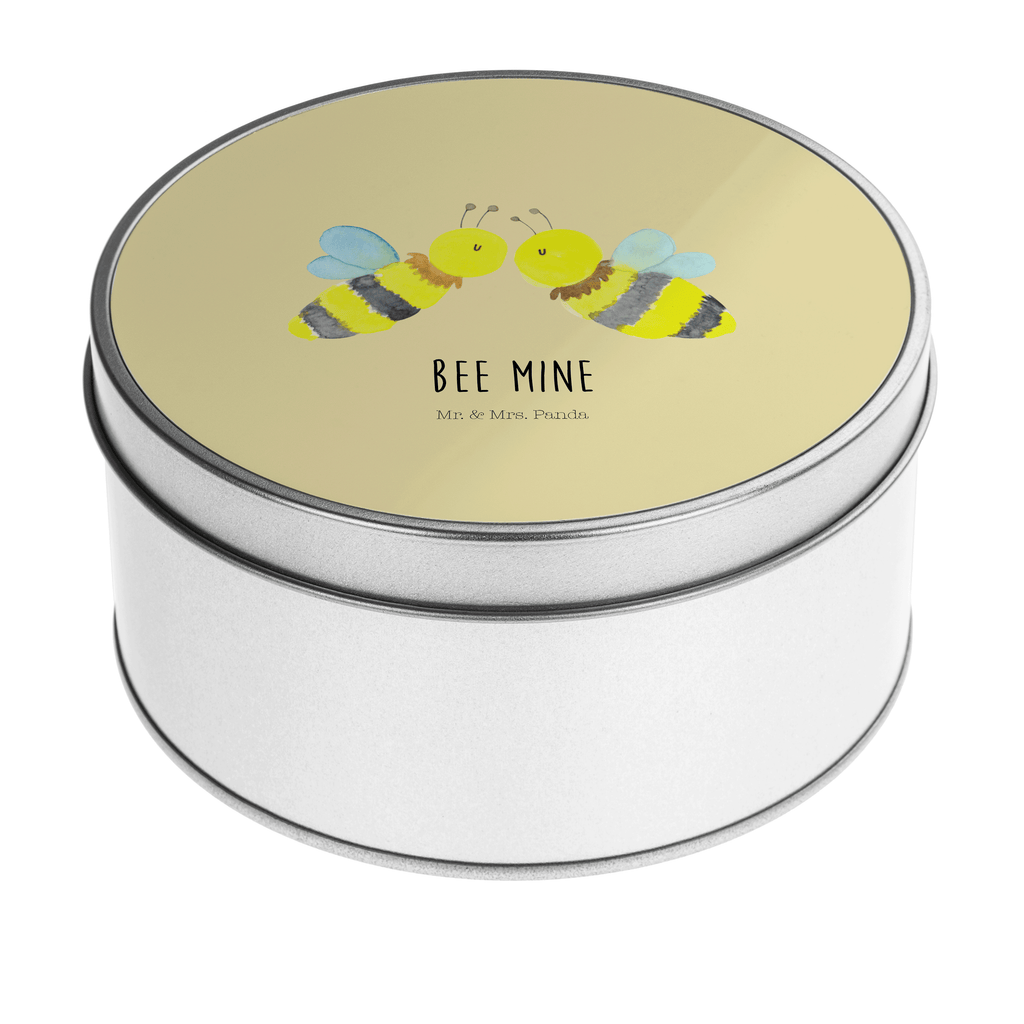 Blechdose rund Biene Liebe Metalldose, Keksdose, Dose, Vorratsdose, Geschenkbox, Biene, Wespe, Hummel