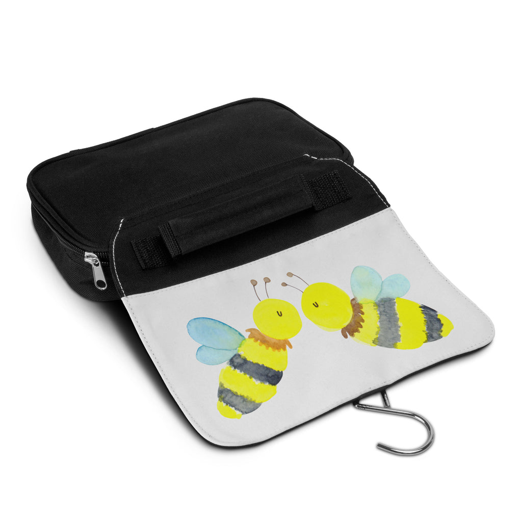 Kulturbeutel Biene Liebe Kulturbeutel, Zum Aufhängen, Waschtasche, Kosmetiktasche, Damen, Herren, Aufbewahrungstasche, Schminktasche, Kosmetikbeutel, Organizer, Kulturtasche, Schminkutensil, Biene, Wespe, Hummel