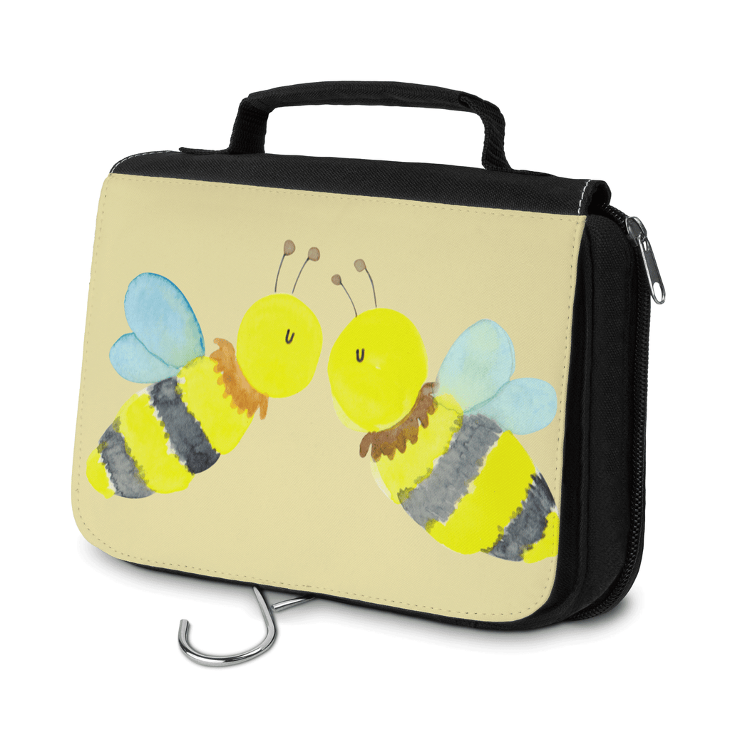 Kulturbeutel Biene Liebe Kulturbeutel, Zum Aufhängen, Waschtasche, Kosmetiktasche, Damen, Herren, Aufbewahrungstasche, Schminktasche, Kosmetikbeutel, Organizer, Kulturtasche, Schminkutensil, Biene, Wespe, Hummel