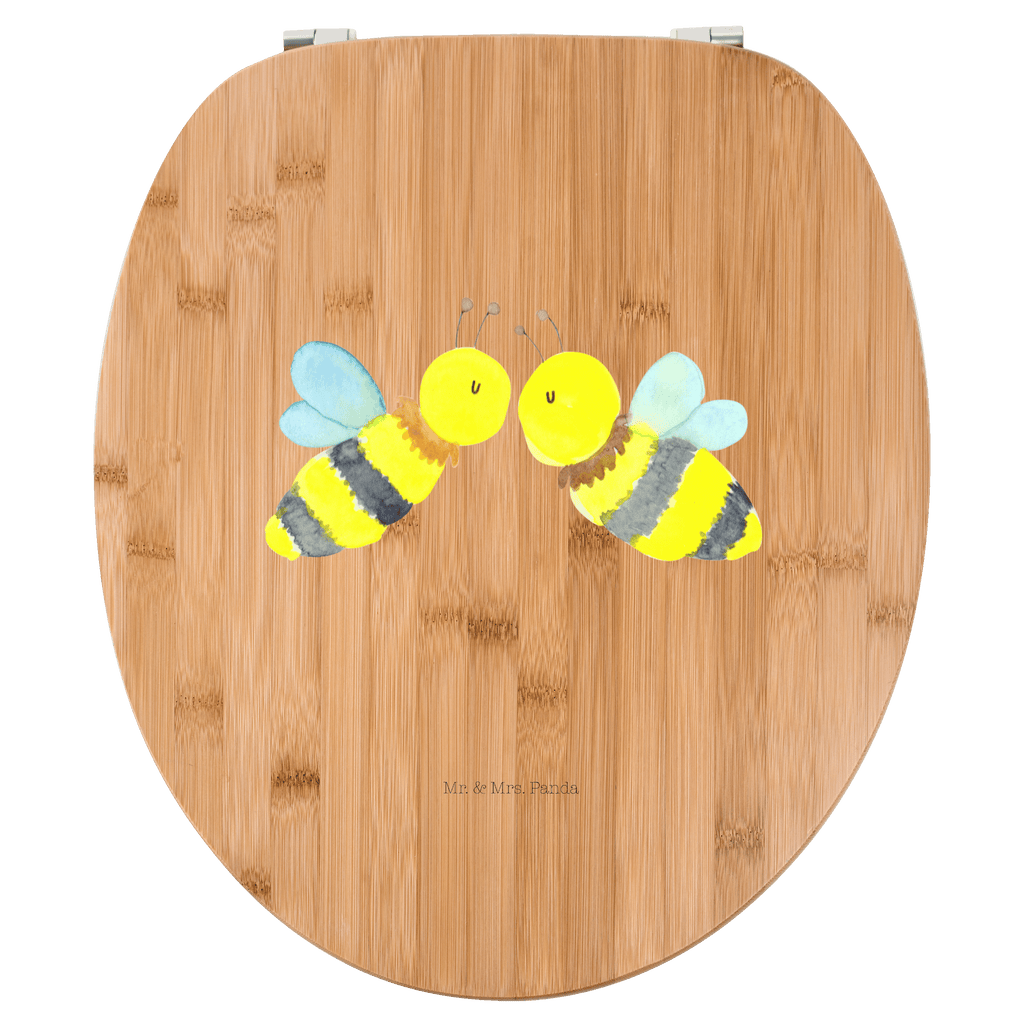 Motiv WC Sitz Biene Liebe Klobrille, Klodeckel, Toilettendeckel, WC-Sitz, Toilette, Biene, Wespe, Hummel