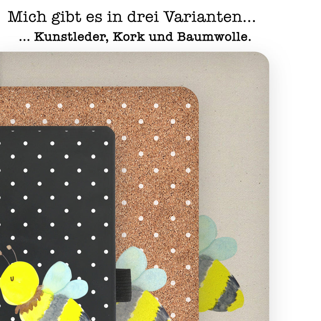 DIN A4 Baumwoll Notizbuch Biene Liebe Notizen, Eintragebuch, Tagebuch, Notizblock, Adressbuch, Journal, Kladde, Skizzenbuch, Notizheft, Schreibbuch, Schreibheft, Biene, Wespe, Hummel