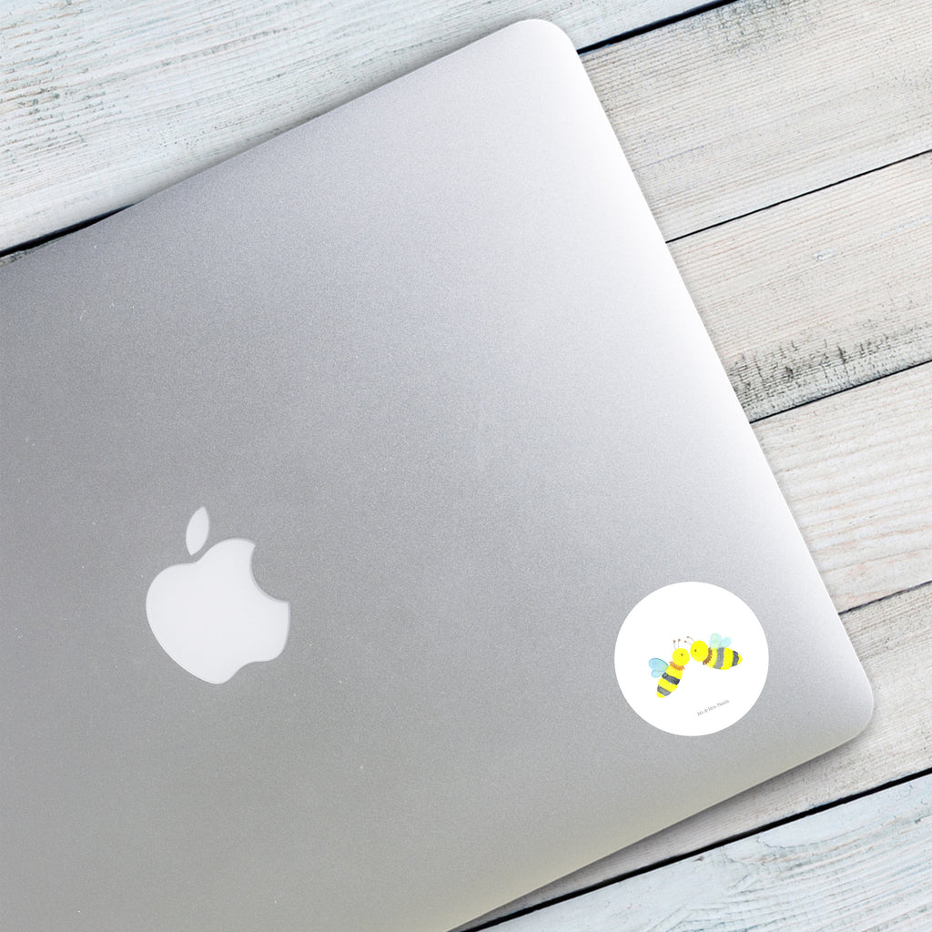 40mm Rund Aufkleber Biene Liebe Sticker, Aufkleber, Etikett, Biene, Wespe, Hummel