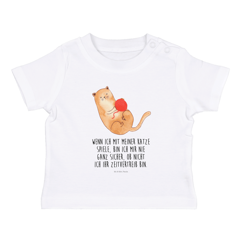 Organic Baby Shirt Katzen Wollknäul Baby T-Shirt, Jungen Baby T-Shirt, Mädchen Baby T-Shirt, Shirt, Katze, Katzenmotiv, Katzenfan, Katzendeko, Katzenfreund, Katzenliebhaber, Katzenprodukte, Katzenartikel, Katzenaccessoires, Katzensouvenirs, Katzenliebhaberprodukte, Katzenmotive, Katzen, Kater, Mietze, Cat, Cats, Katzenhalter, Katzenbesitzerin, Haustier, Wollknäuel, Wolle, Spielen, Spiel, verspielt