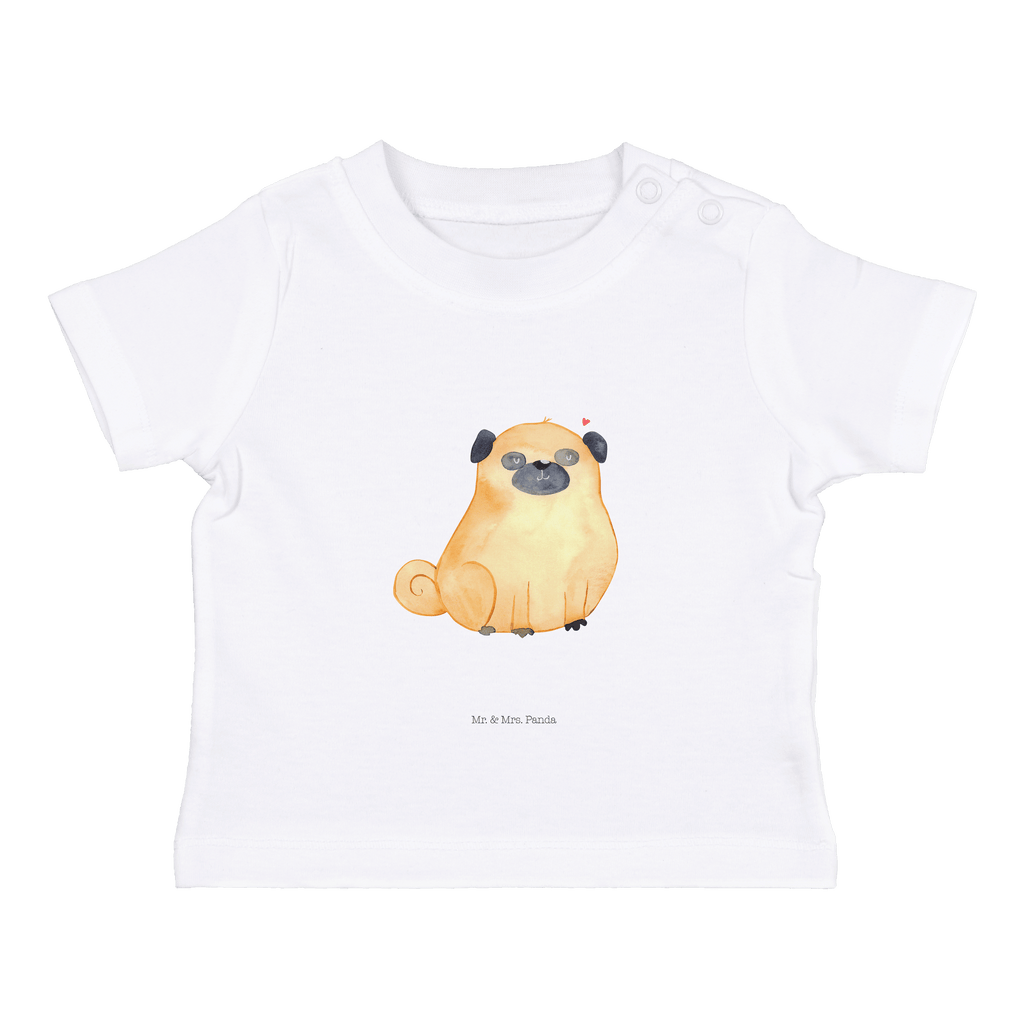 Organic Baby Shirt Mops Baby T-Shirt, Jungen Baby T-Shirt, Mädchen Baby T-Shirt, Shirt, Hund, Hundemotiv, Haustier, Hunderasse, Tierliebhaber, Hundebesitzer, Sprüche, Mops, Liebe, Hundeliebe