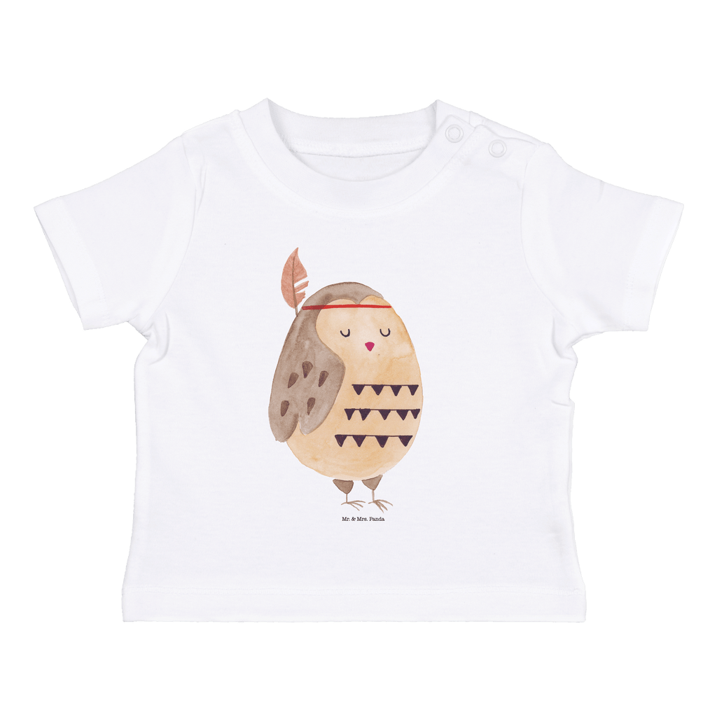 Organic Baby Shirt Eule Federschmuck Baby T-Shirt, Jungen Baby T-Shirt, Mädchen Baby T-Shirt, Shirt, Eule, Eule Deko, Owl, Das Leben ist ein Abenteuer, Reisespruch, Federschmuck, Dekoration