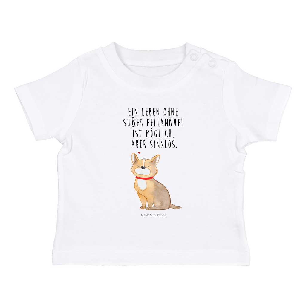 Organic Baby Shirt Hundeglück Baby T-Shirt, Jungen Baby T-Shirt, Mädchen Baby T-Shirt, Shirt, Hund, Hundemotiv, Haustier, Hunderasse, Tierliebhaber, Hundebesitzer, Sprüche, Corgie, Hundeliebe, Spruch, Hundemama, Liebe