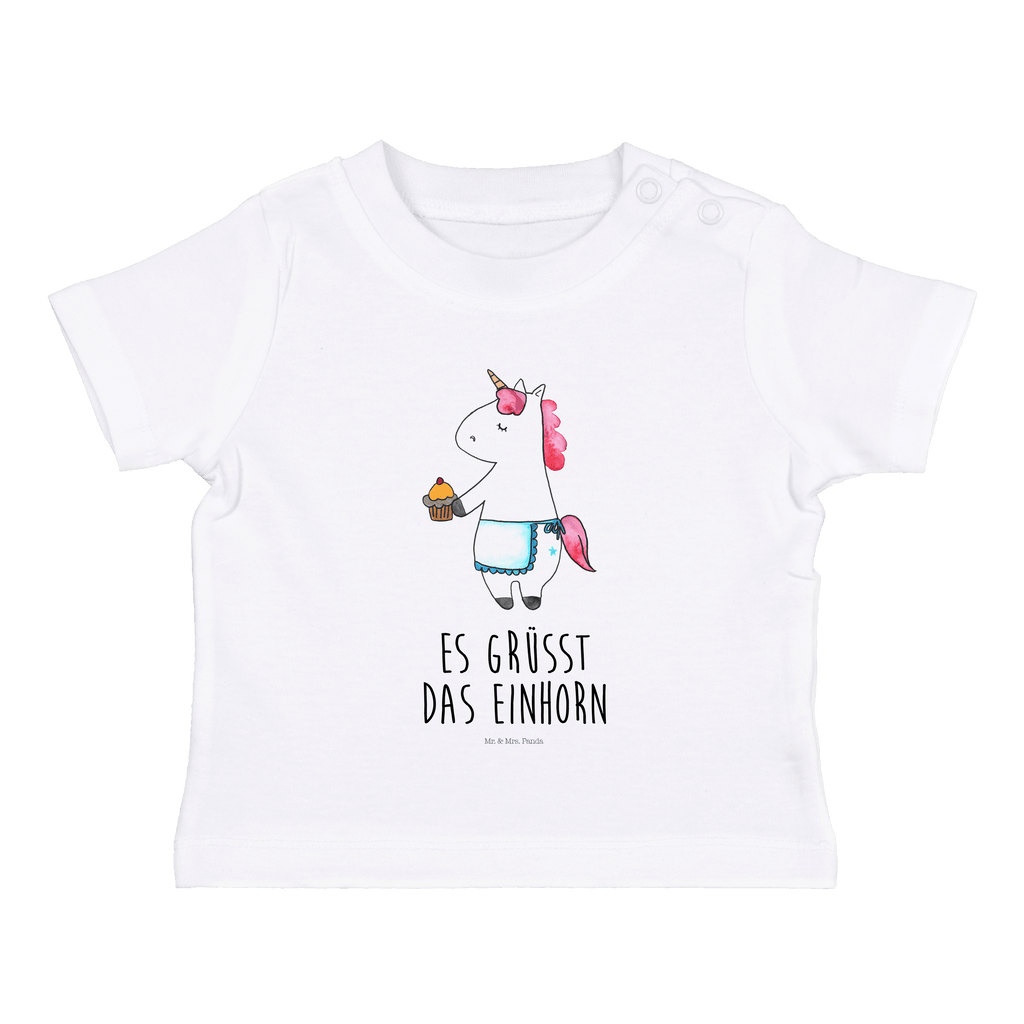 Organic Baby Shirt Einhorn Muffin Baby T-Shirt, Jungen Baby T-Shirt, Mädchen Baby T-Shirt, Shirt, Einhorn, Einhörner, Einhorn Deko, Pegasus, Unicorn, Geburtstag, Backen, Muffin, Kekse, Geburtstagsgrüße, Glückwünsche, Liebesgrüße, Grüße