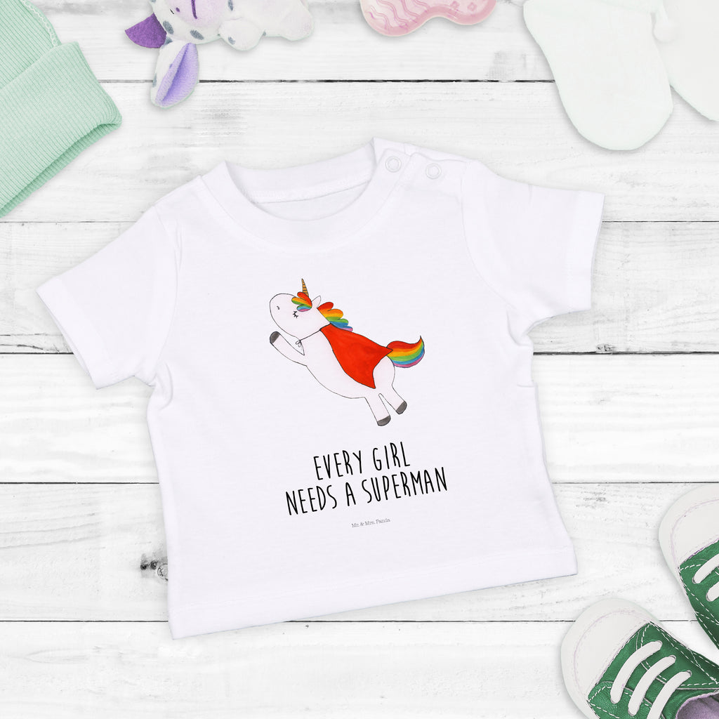 Organic Baby Shirt Einhorn Super