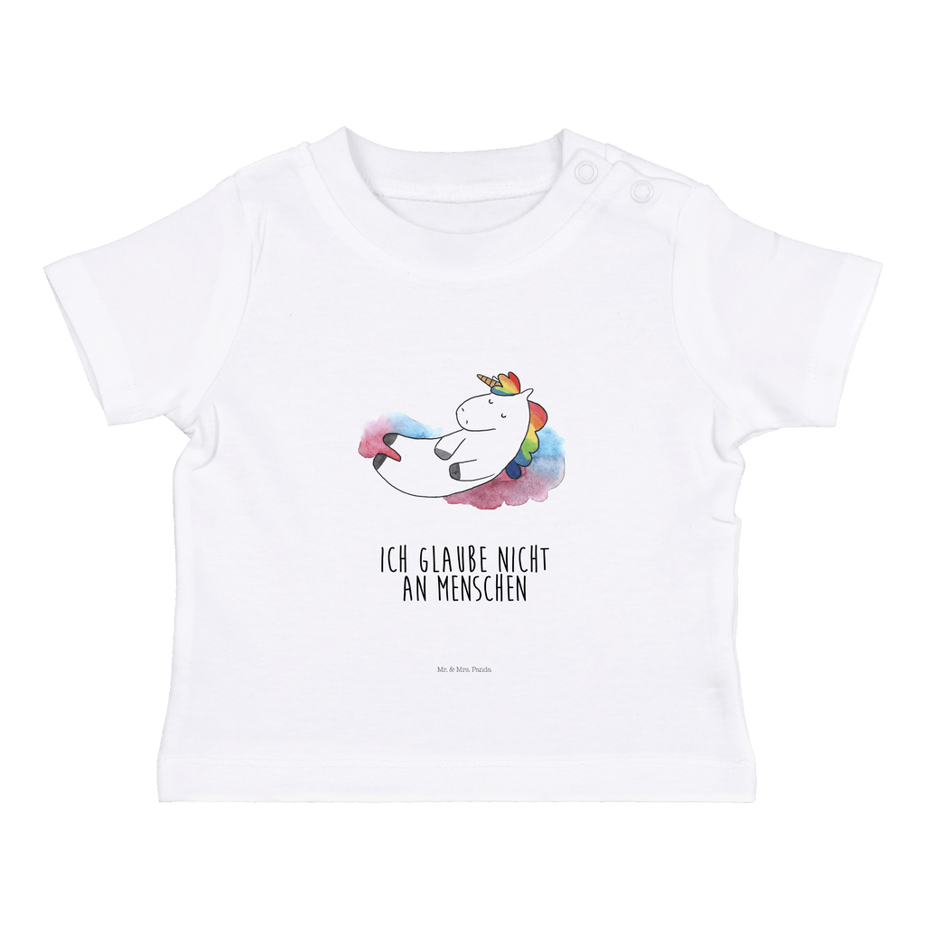 Organic Baby Shirt Einhorn Wolke 7 Baby T-Shirt, Jungen Baby T-Shirt, Mädchen Baby T-Shirt, Shirt, Einhorn, Einhörner, Einhorn Deko, Pegasus, Unicorn, verliebt, Menschen, witzig, lustig, Geschenk, Glaube, Realität, Lächeln