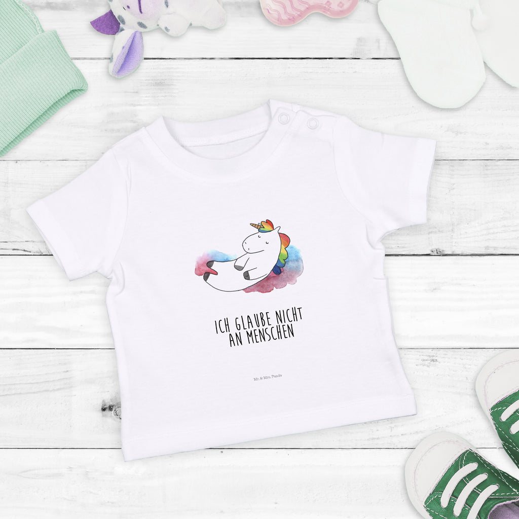 Organic Baby Shirt Einhorn Wolke 7 Baby T-Shirt, Jungen Baby T-Shirt, Mädchen Baby T-Shirt, Shirt, Einhorn, Einhörner, Einhorn Deko, Pegasus, Unicorn, verliebt, Menschen, witzig, lustig, Geschenk, Glaube, Realität, Lächeln