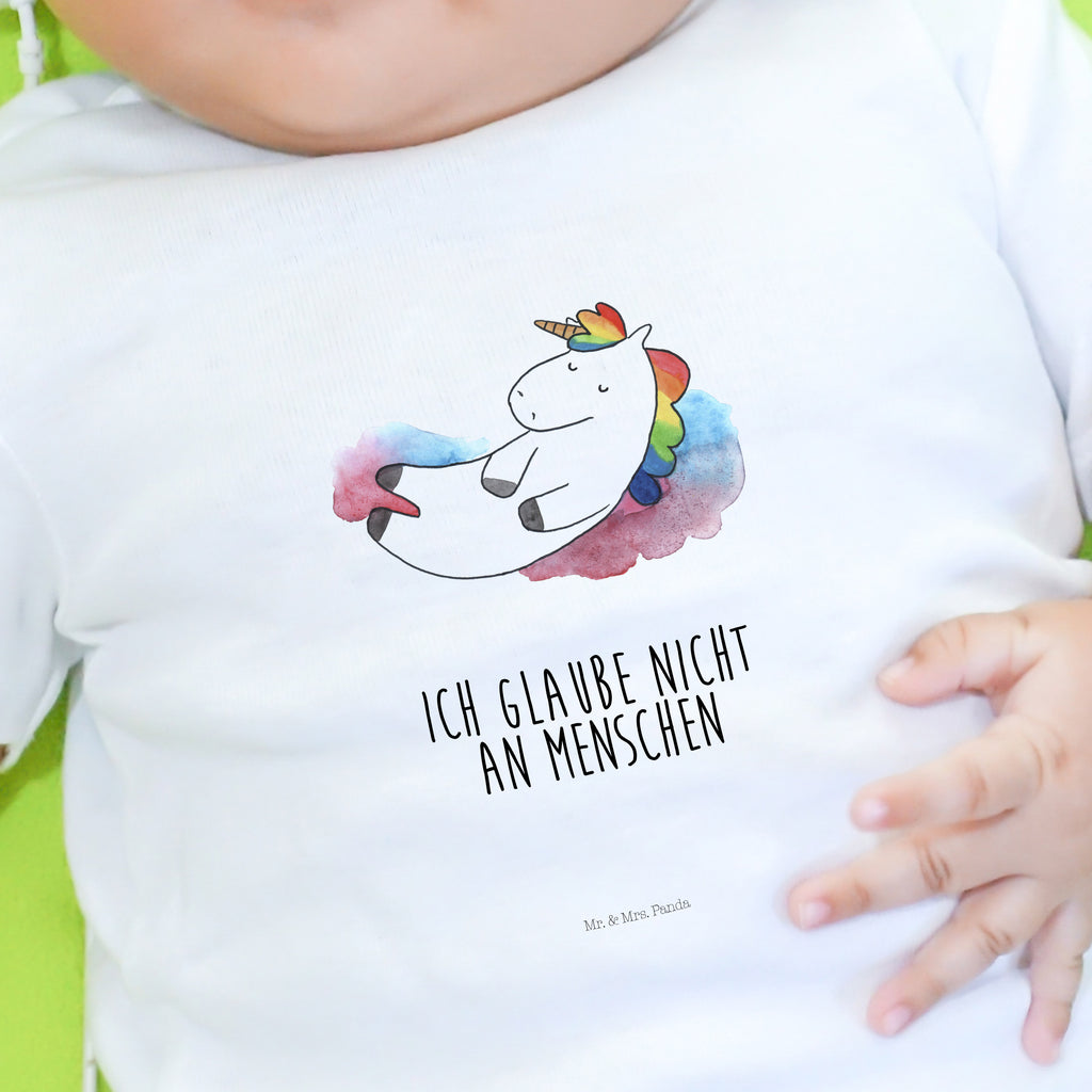 Organic Baby Shirt Einhorn Wolke 7 Baby T-Shirt, Jungen Baby T-Shirt, Mädchen Baby T-Shirt, Shirt, Einhorn, Einhörner, Einhorn Deko, Pegasus, Unicorn, verliebt, Menschen, witzig, lustig, Geschenk, Glaube, Realität, Lächeln