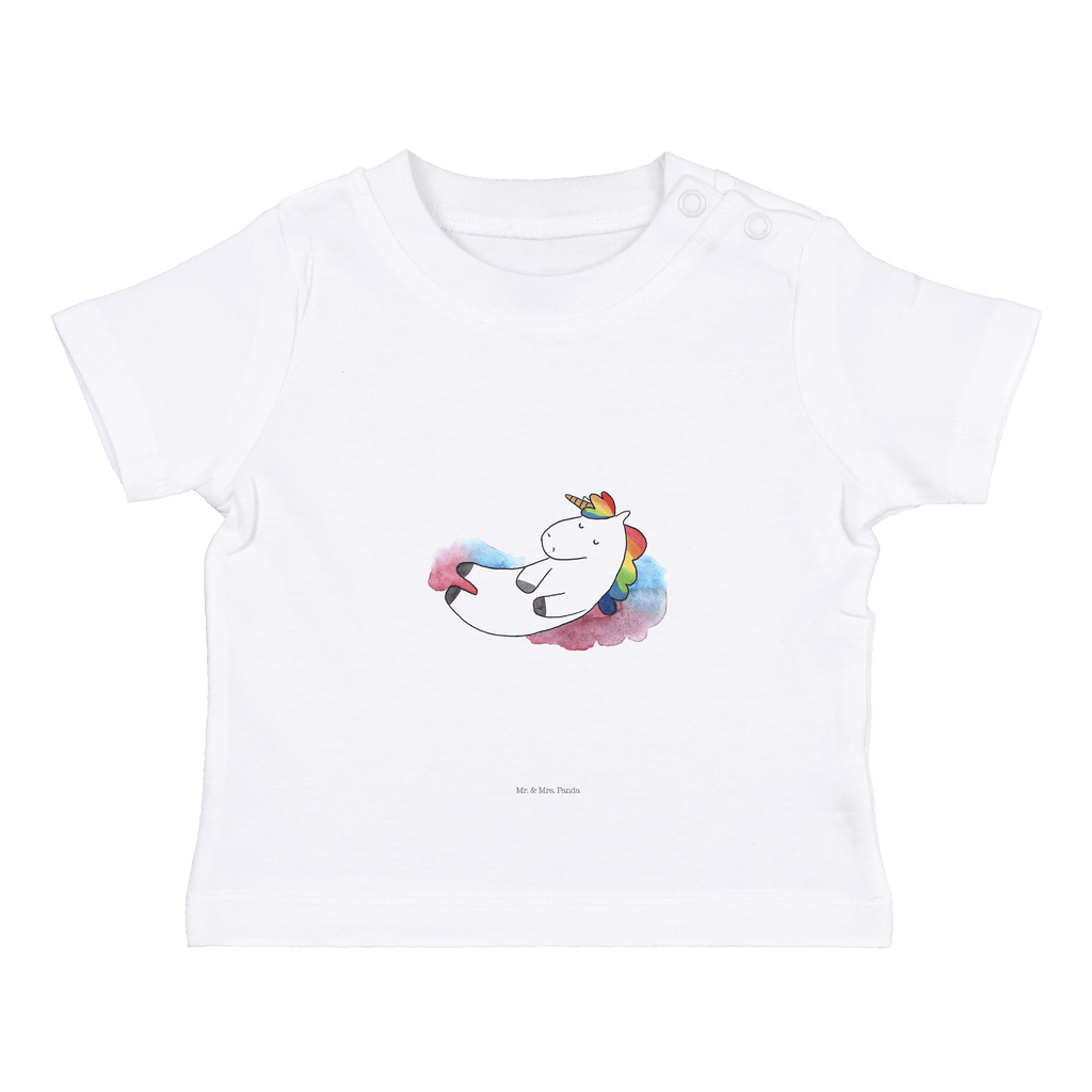 Organic Baby Shirt Einhorn Wolke 7 Baby T-Shirt, Jungen Baby T-Shirt, Mädchen Baby T-Shirt, Shirt, Einhorn, Einhörner, Einhorn Deko, Pegasus, Unicorn, verliebt, Menschen, witzig, lustig, Geschenk, Glaube, Realität, Lächeln