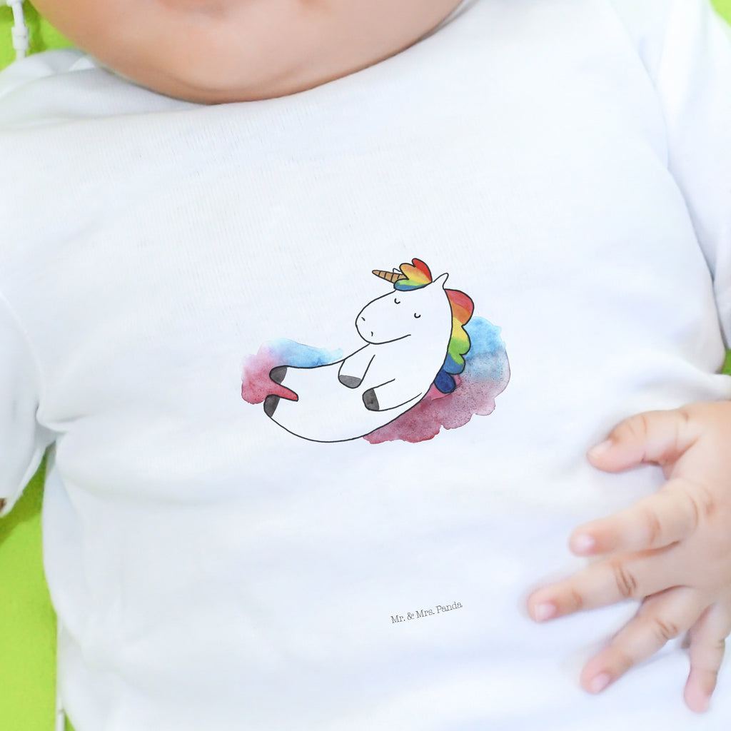 Organic Baby Shirt Einhorn Wolke 7 Baby T-Shirt, Jungen Baby T-Shirt, Mädchen Baby T-Shirt, Shirt, Einhorn, Einhörner, Einhorn Deko, Pegasus, Unicorn, verliebt, Menschen, witzig, lustig, Geschenk, Glaube, Realität, Lächeln