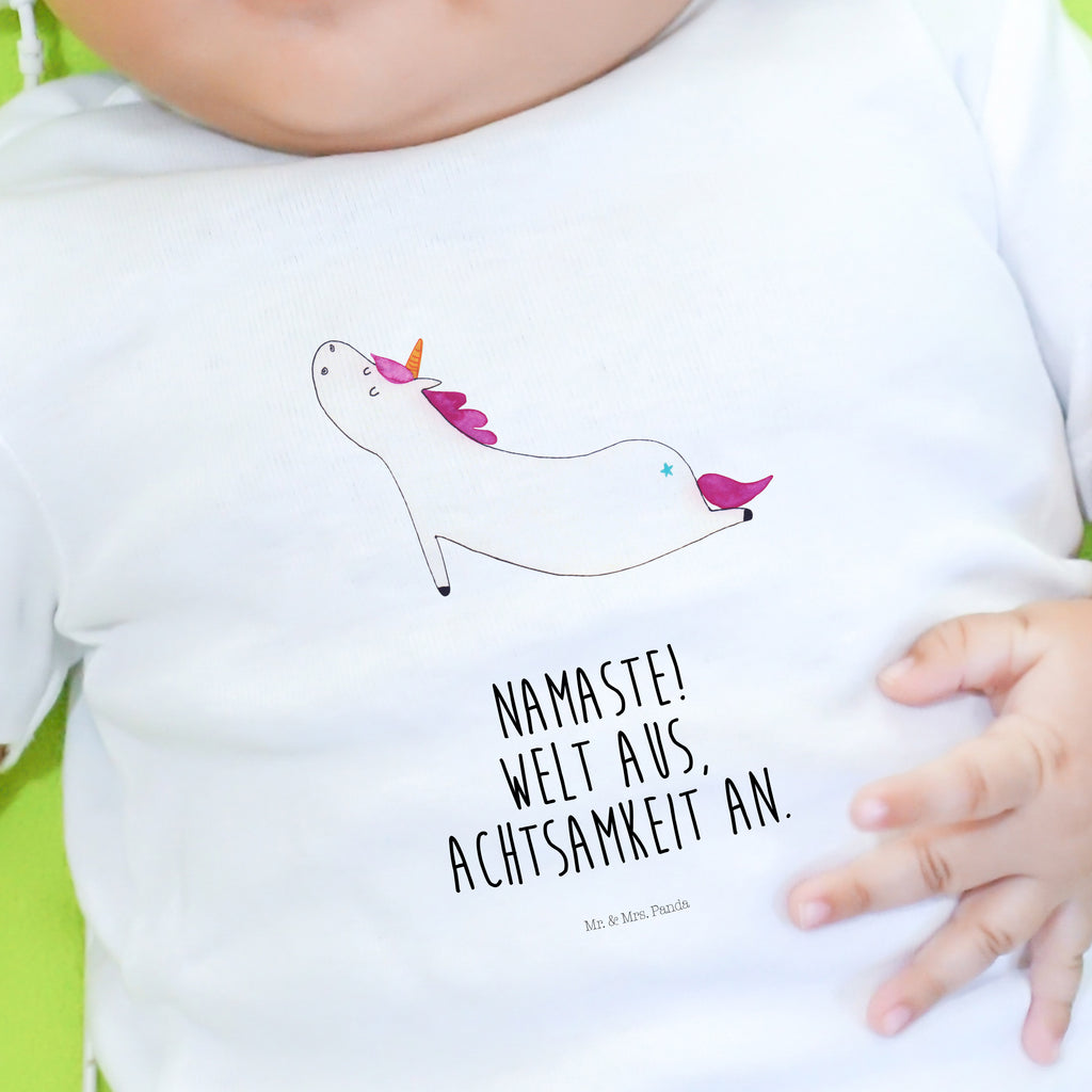 Organic Baby Shirt Einhorn Yoga Baby T-Shirt, Jungen Baby T-Shirt, Mädchen Baby T-Shirt, Shirt, Einhorn, Einhörner, Einhorn Deko, Pegasus, Unicorn, Yoga, Namaste, Achtsamkeit, Entspannung, Joga, Yogamatte, Sport, lustig, witzig, süß