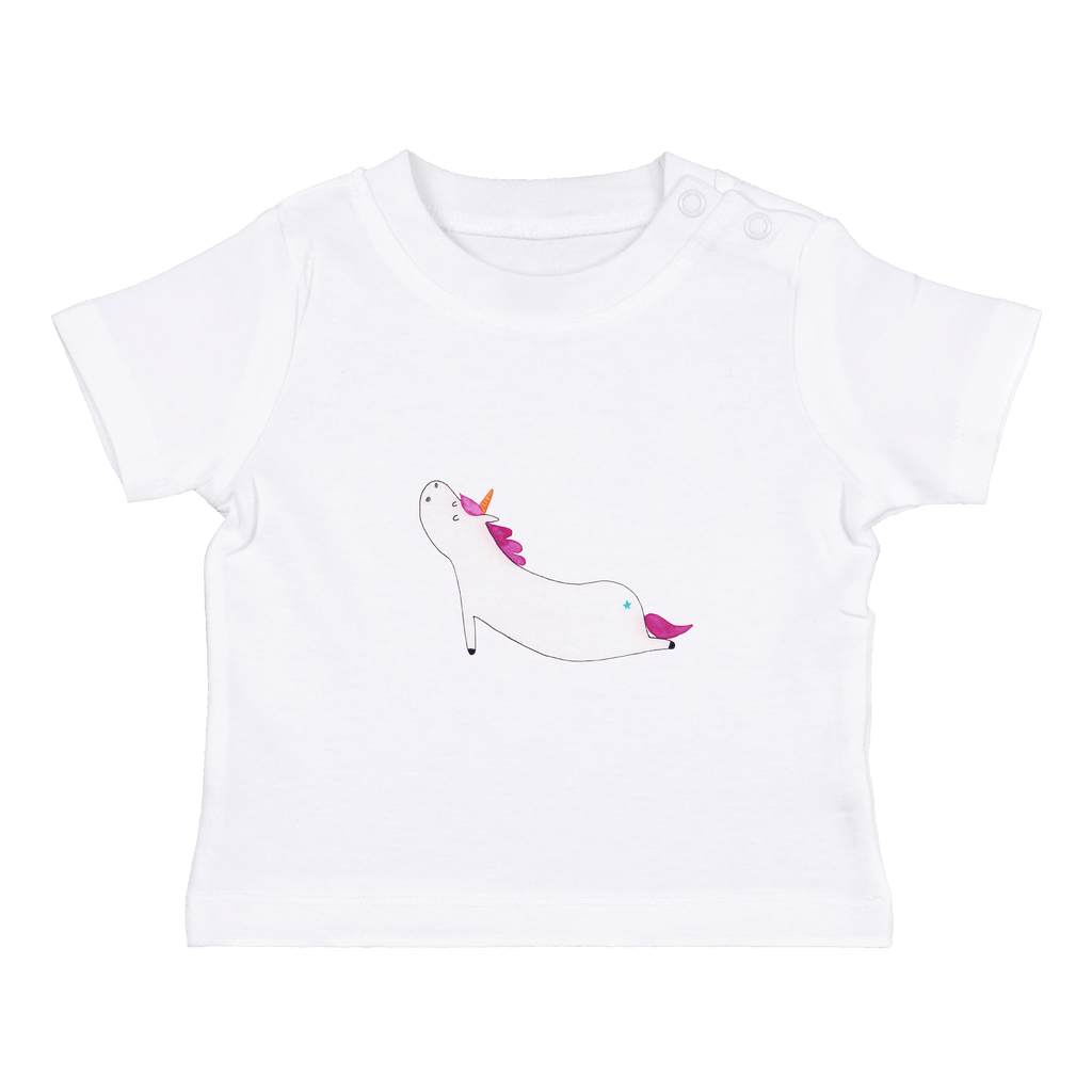 Organic Baby Shirt Einhorn Yoga Baby T-Shirt, Jungen Baby T-Shirt, Mädchen Baby T-Shirt, Shirt, Einhorn, Einhörner, Einhorn Deko, Pegasus, Unicorn, Yoga, Namaste, Achtsamkeit, Entspannung, Joga, Yogamatte, Sport, lustig, witzig, süß