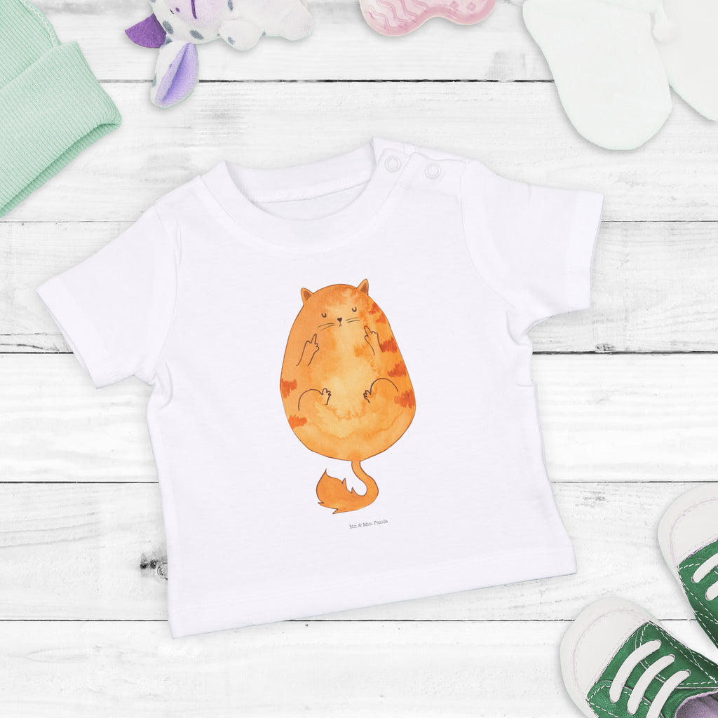Organic Baby Shirt Katze Mittelfinger Baby T-Shirt, Jungen Baby T-Shirt, Mädchen Baby T-Shirt, Shirt, Katze, Katzenmotiv, Katzenfan, Katzendeko, Katzenfreund, Katzenliebhaber, Katzenprodukte, Katzenartikel, Katzenaccessoires, Katzensouvenirs, Katzenliebhaberprodukte, Katzenmotive, Katzen, Kater, Mietze, Cat, Cats