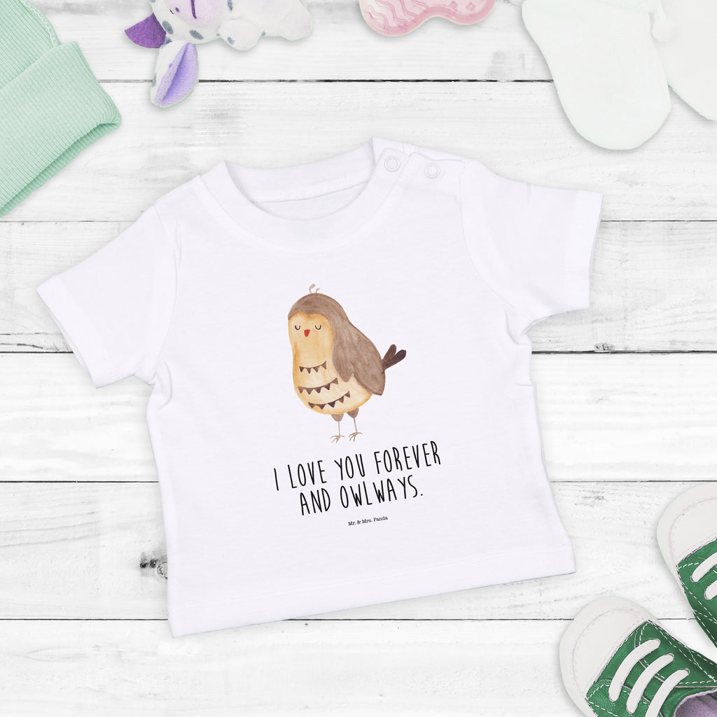 Organic Baby Shirt Eule Zufrieden Baby T-Shirt, Jungen Baby T-Shirt, Mädchen Baby T-Shirt, Shirt, Eule, Eule Spruch, Eule deko, Owl, Liebe Spruch, Romantisch, Wortspiel lustig, Spruch schön, Geschenk Hochzeitstag
