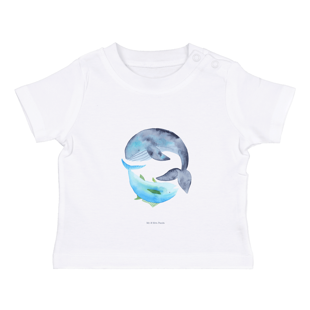 Organic Baby Shirt Walfisch & Thunfisch Baby T-Shirt, Jungen Baby T-Shirt, Mädchen Baby T-Shirt, Shirt, Tiermotive, Gute Laune, lustige Sprüche, Tiere, Wal, Wahl, Tunfisch, Wortwitz lustig, Spruch lustig, Flachwitz, Witz, Spruch des Tages, Flachwitz Geschenk