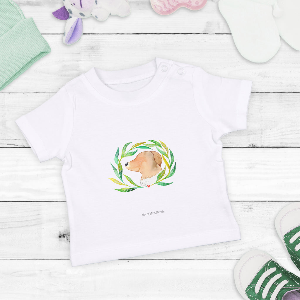 Organic Baby Shirt Hund Ranke Baby T-Shirt, Jungen Baby T-Shirt, Mädchen Baby T-Shirt, Shirt, Hund, Hundemotiv, Haustier, Hunderasse, Tierliebhaber, Hundebesitzer, Sprüche, Ranke, Therapie, Selbsttherapie, Hundeliebe, Hundeglück, Hunde