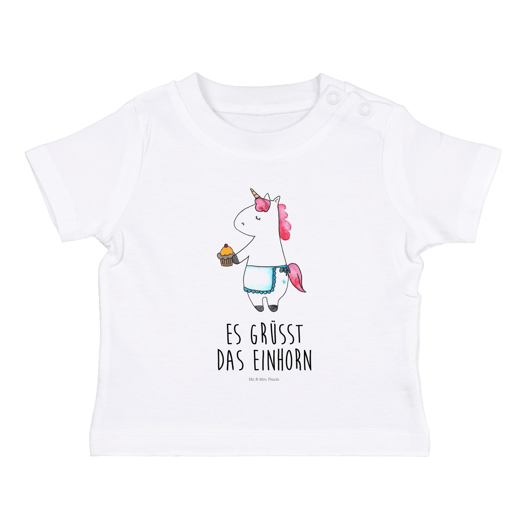 Organic Baby Shirt Einhorn Muffin Baby T-Shirt, Jungen Baby T-Shirt, Mädchen Baby T-Shirt, Shirt, Einhorn, Einhörner, Einhorn Deko, Pegasus, Unicorn, Geburtstag, Backen, Muffin, Kekse, Geburtstagsgrüße, Glückwünsche, Liebesgrüße, Grüße