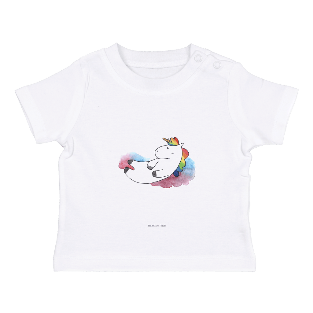 Organic Baby Shirt Einhorn Wolke 7 Baby T-Shirt, Jungen Baby T-Shirt, Mädchen Baby T-Shirt, Shirt, Einhorn, Einhörner, Einhorn Deko, Pegasus, Unicorn, verliebt, Menschen, witzig, lustig, Geschenk, Glaube, Realität, Lächeln