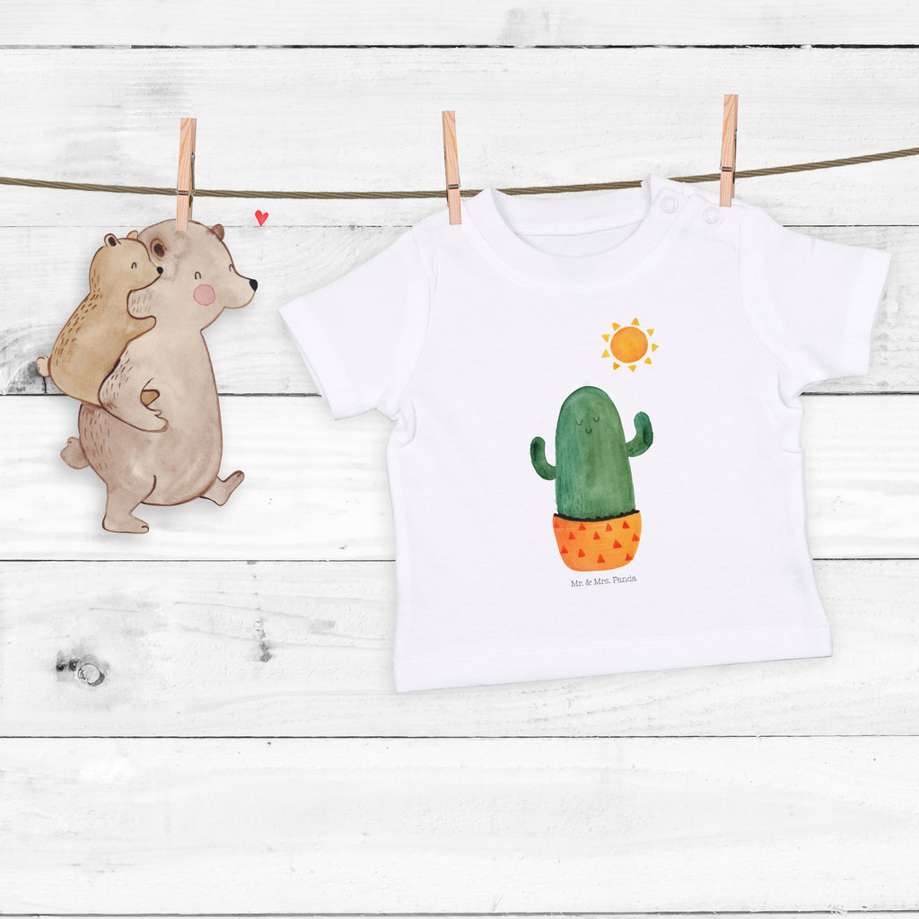Organic Baby Shirt Kaktus Sonnenanbeter Baby T-Shirt, Jungen Baby T-Shirt, Mädchen Baby T-Shirt, Shirt, Kaktus, Kakteen, Liebe Kaktusliebe, Sonne, Sonnenschein, Glück, glücklich, Motivation, Neustart, Trennung, Ehebruch, Scheidung, Freundin, Liebeskummer, Liebeskummer Geschenk, Geschenkidee