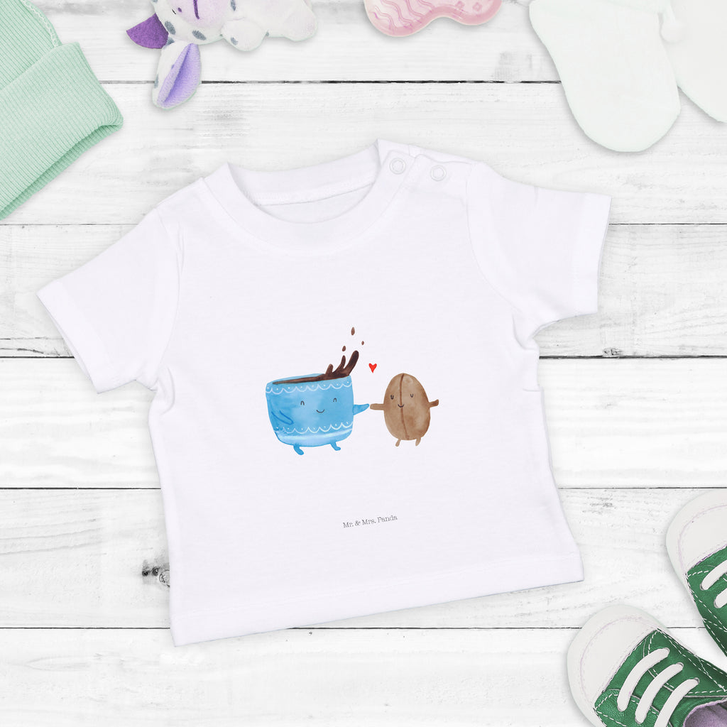 Organic Baby Shirt Kaffee Bohne Baby T-Shirt, Jungen Baby T-Shirt, Mädchen Baby T-Shirt, Shirt, Tiermotive, Gute Laune, lustige Sprüche, Tiere, Kaffee, Kaffeebohne, Genuss, Zufriedenheit, Glück